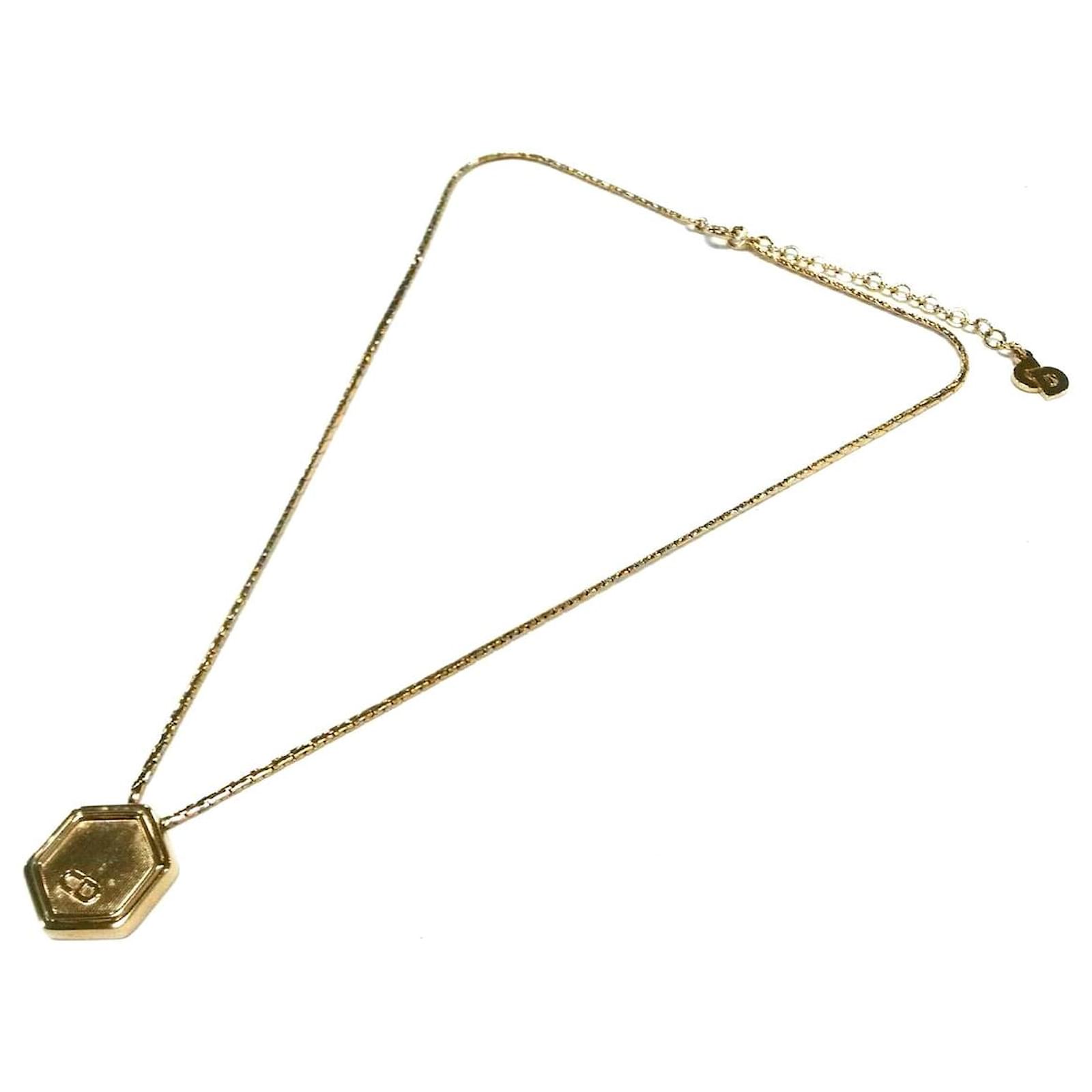 Dior necklace Golden Metal ref.349899 Joli Closet