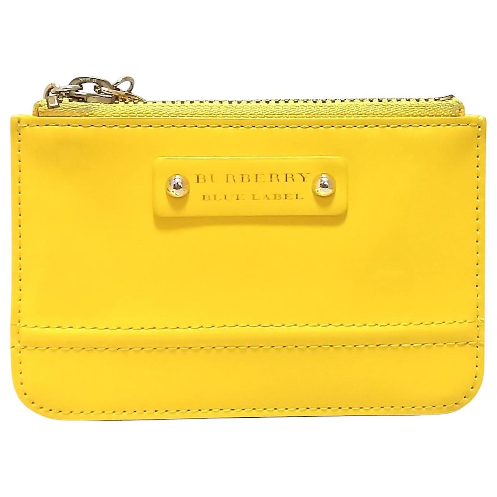 Burberry yellow wallet online