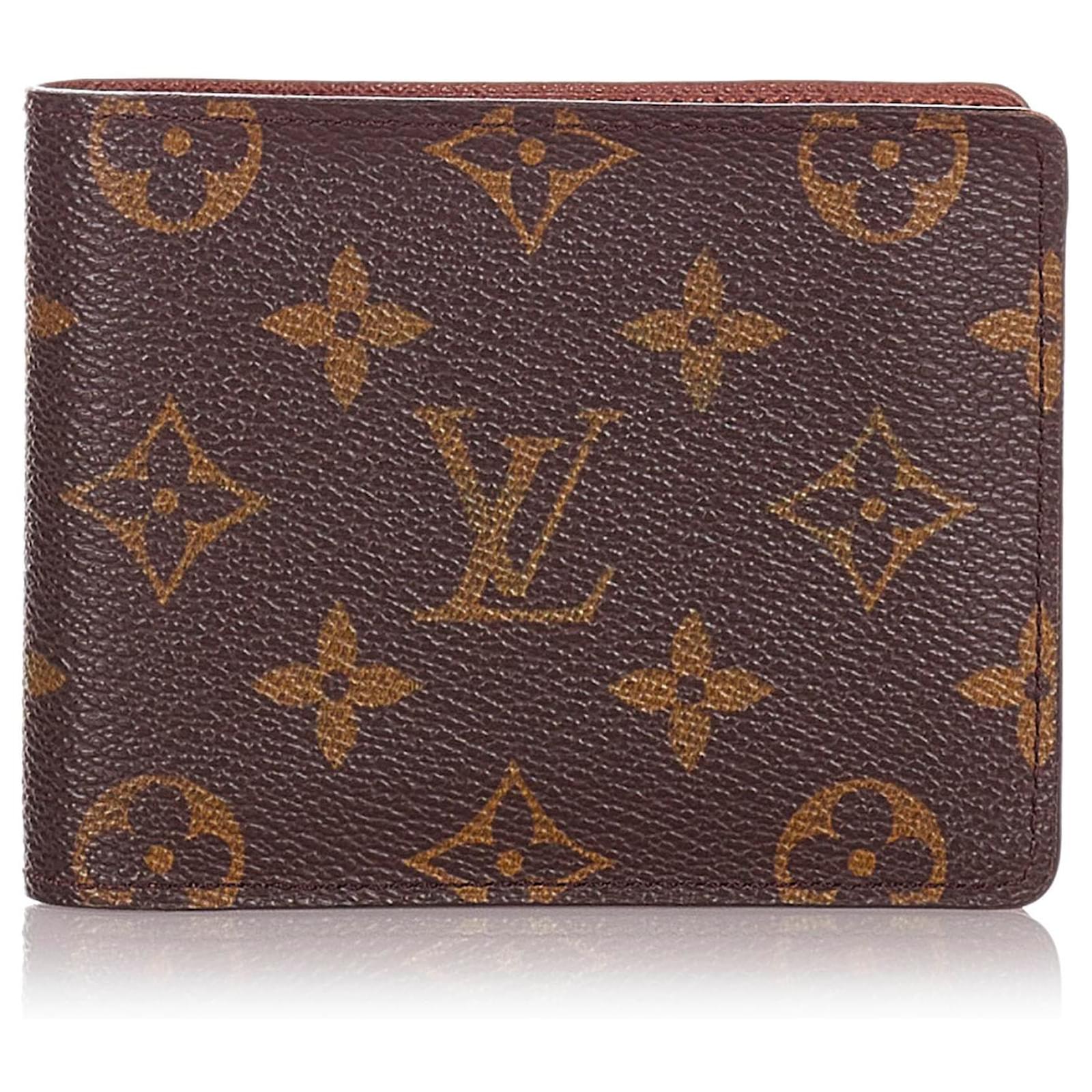 Louis Vuitton Brown Monogram Small Wallet Cloth ref.350974 - Joli