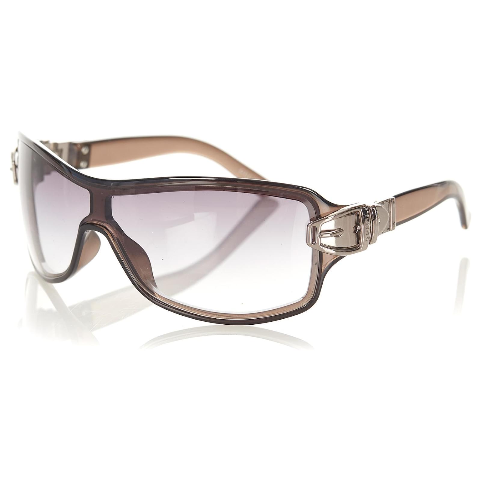 Gucci Occhiali da sole tinti quadrati neri Nero Plastica ref.351438 - Joli  Closet