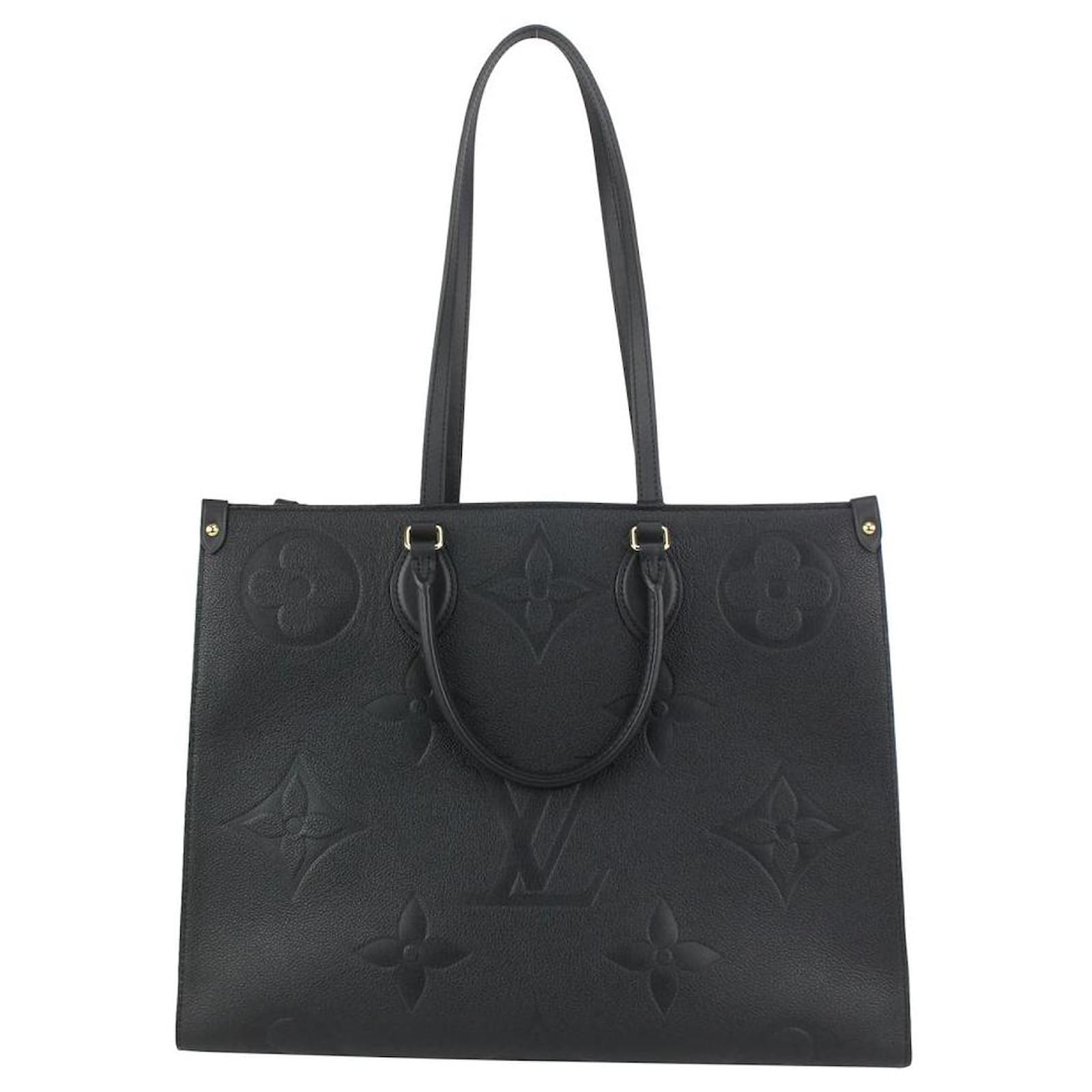 Louis Vuitton Black Empreinte Monogram Leather 2way Onthego GM Tote Bag  ref.351990 - Joli Closet