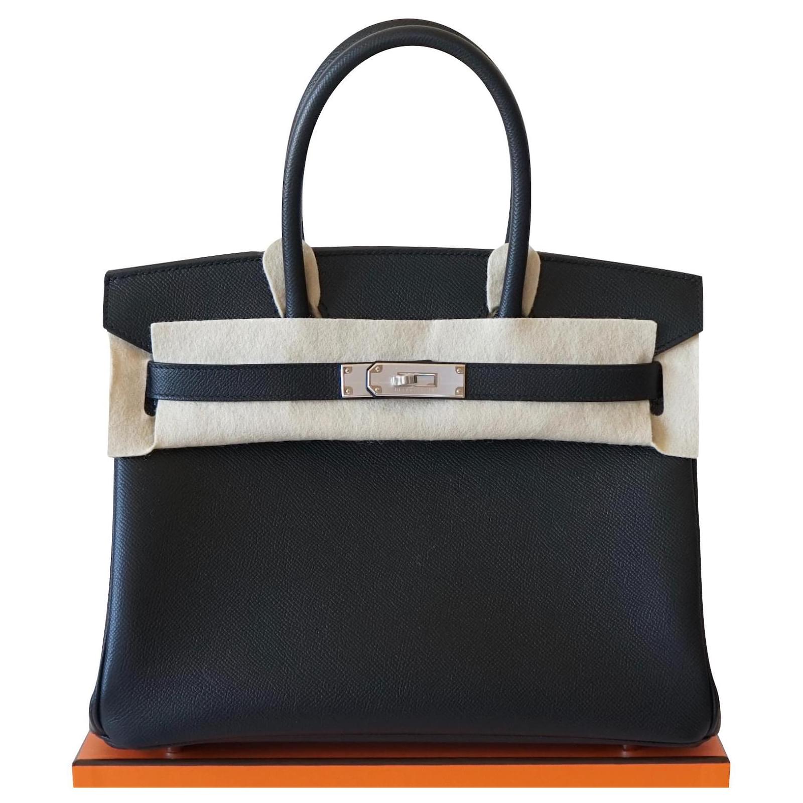 hermes handbags black leather