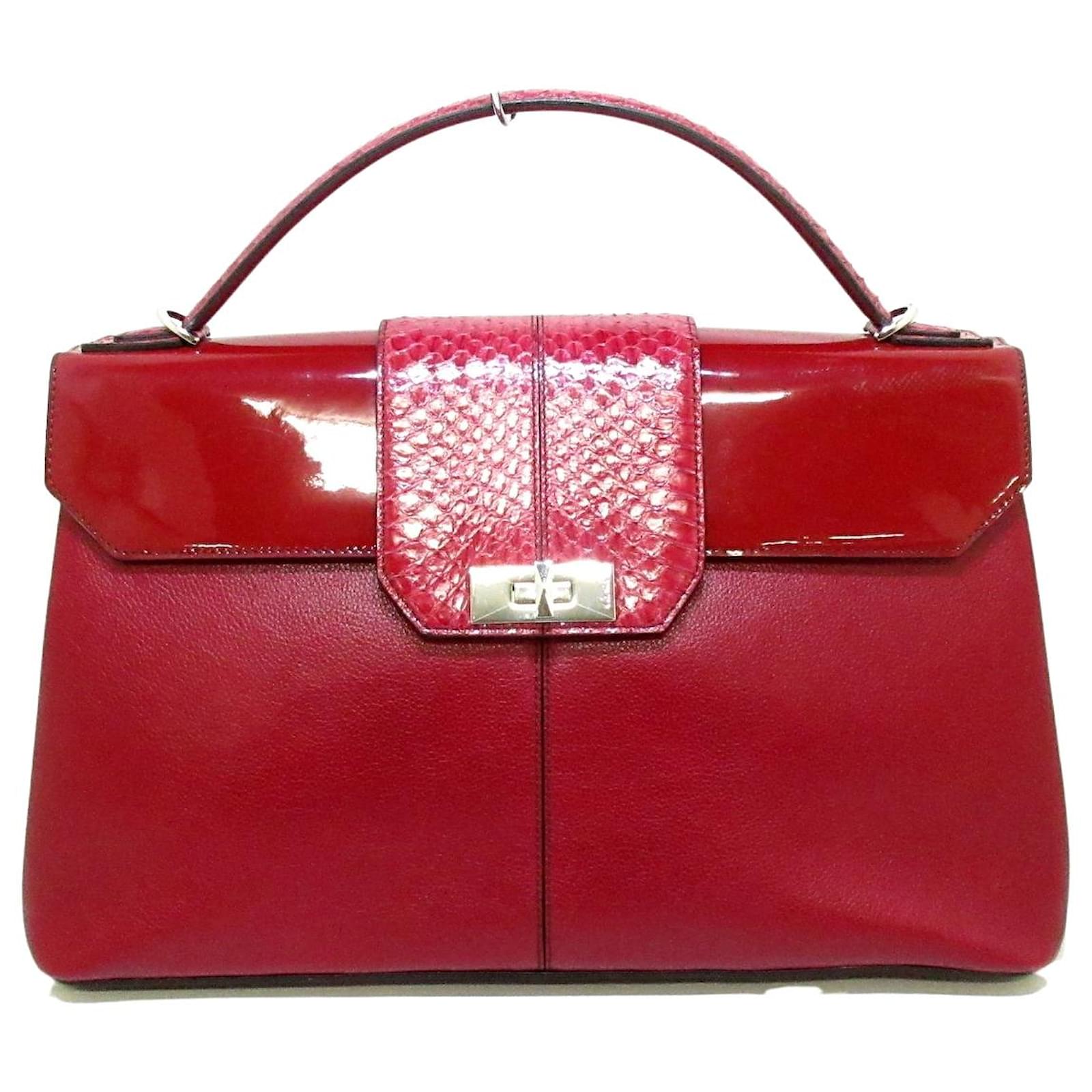 Cartier handbag Leather ref.352936 - Joli Closet