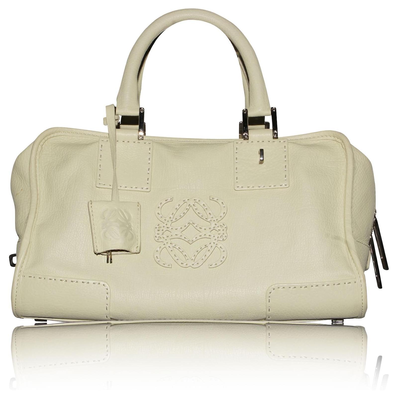 Loewe Bolso Amazona Pequeño Verde Lima Pastel Cuero ref.353053 - Joli Closet