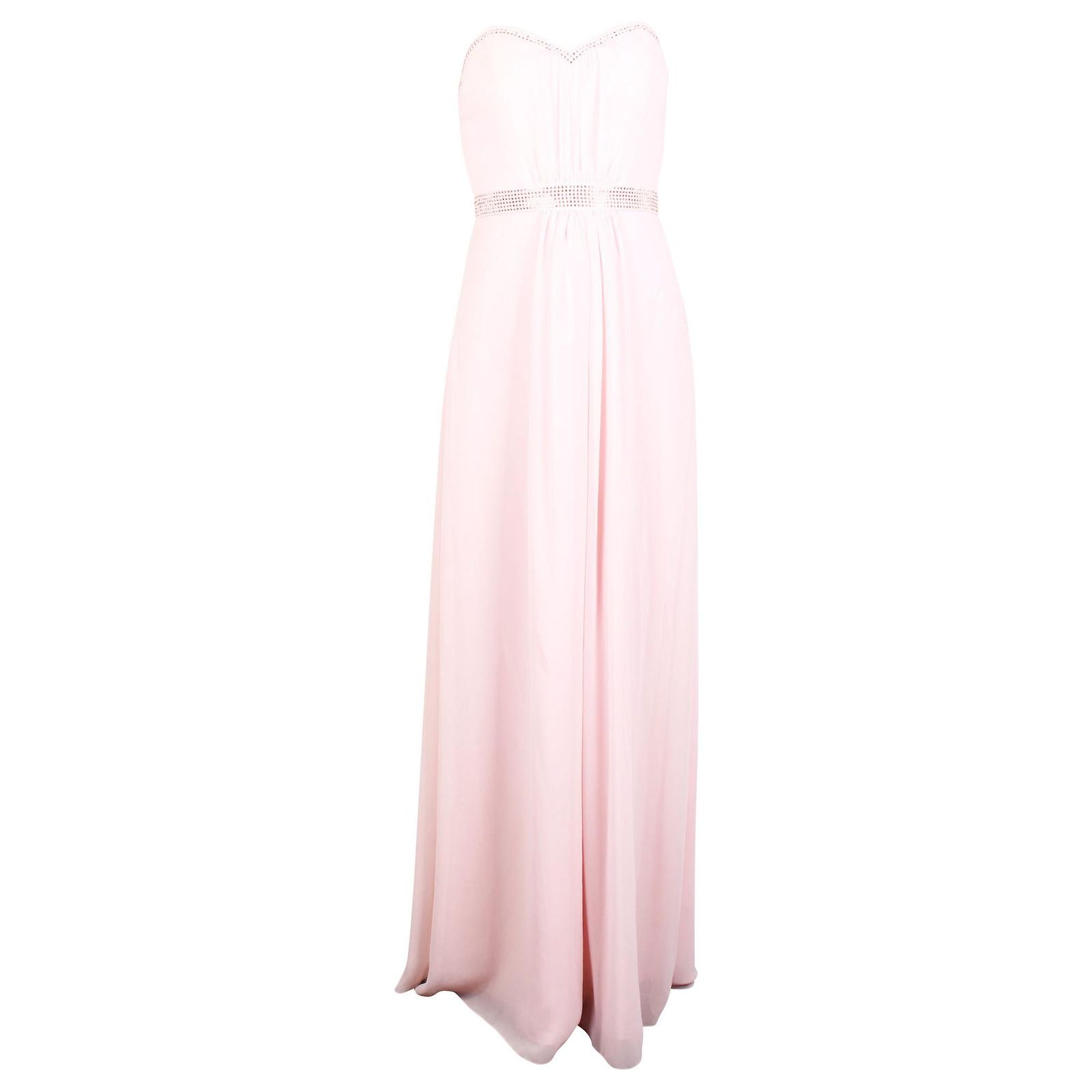 Robe Ted Baker - Taille 3 (équivalent 12) - Gris Avec Touches Vert Clair - Longueur Courte, Manches Courtes - Occasion Très Bon état