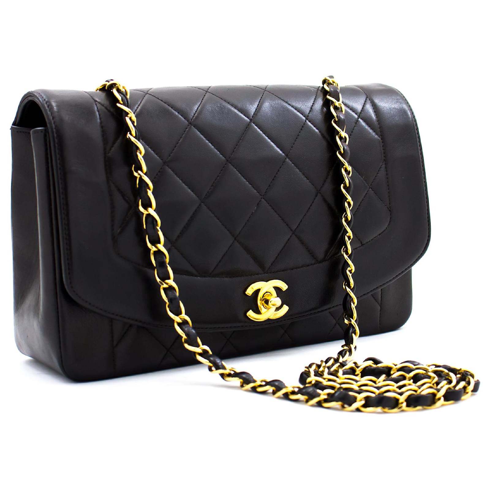 Chanel Perfect Fit Flap Coin Purse with Chain Quilted Calfskin Black  18939831