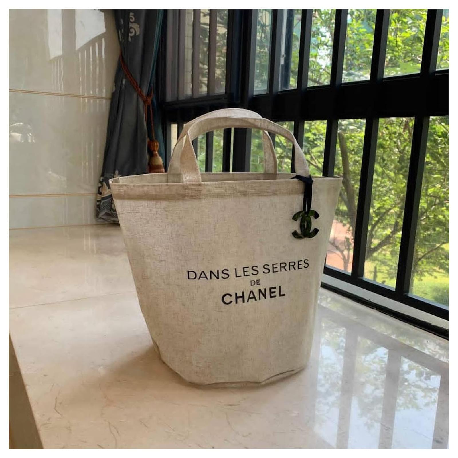 gift bag with chanel logo