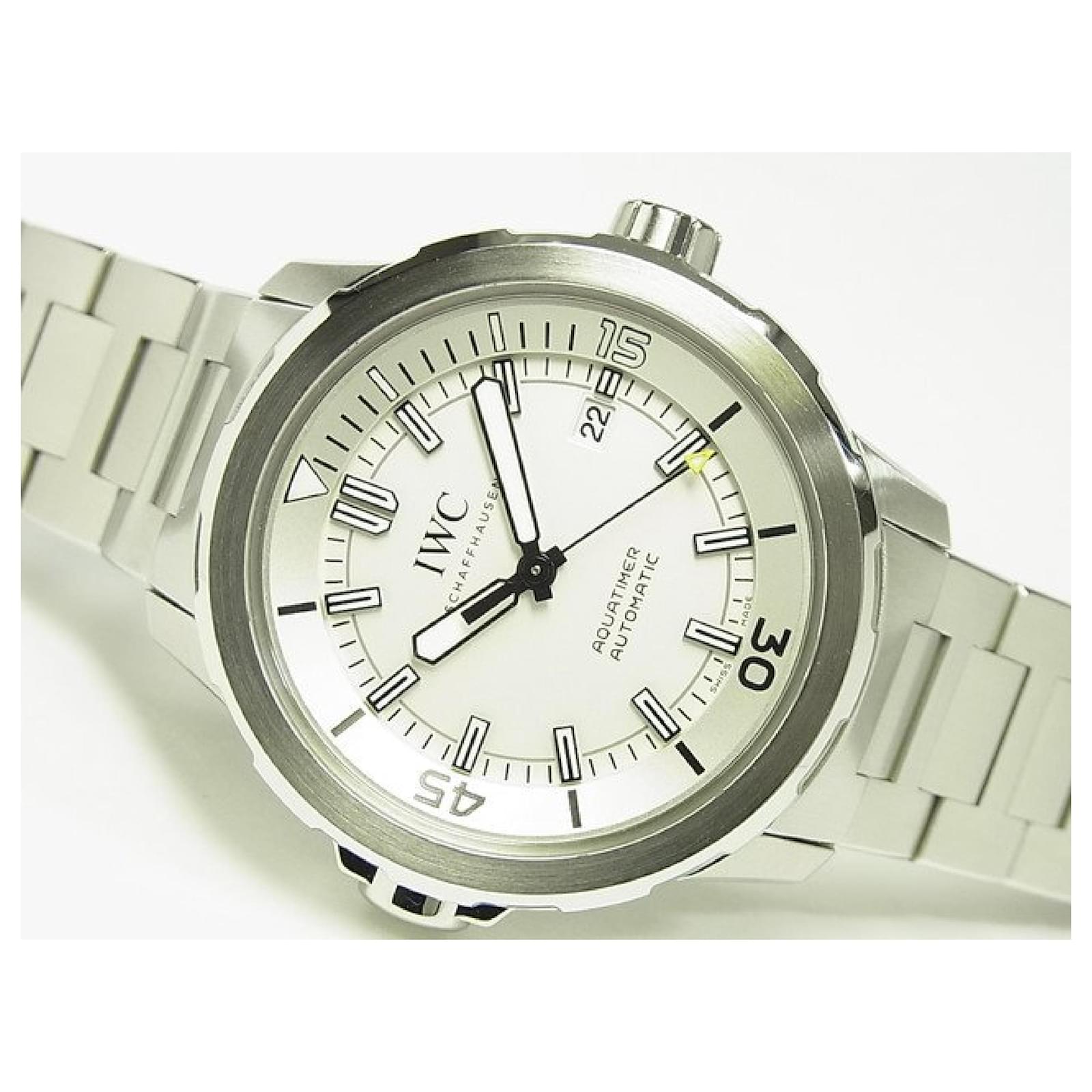 IWC Aquatimer Stahl Automatik Armband Kautschuk 42mm Ref.IW328... for  Rs.533,655 for sale from a Trusted Seller on Chrono24