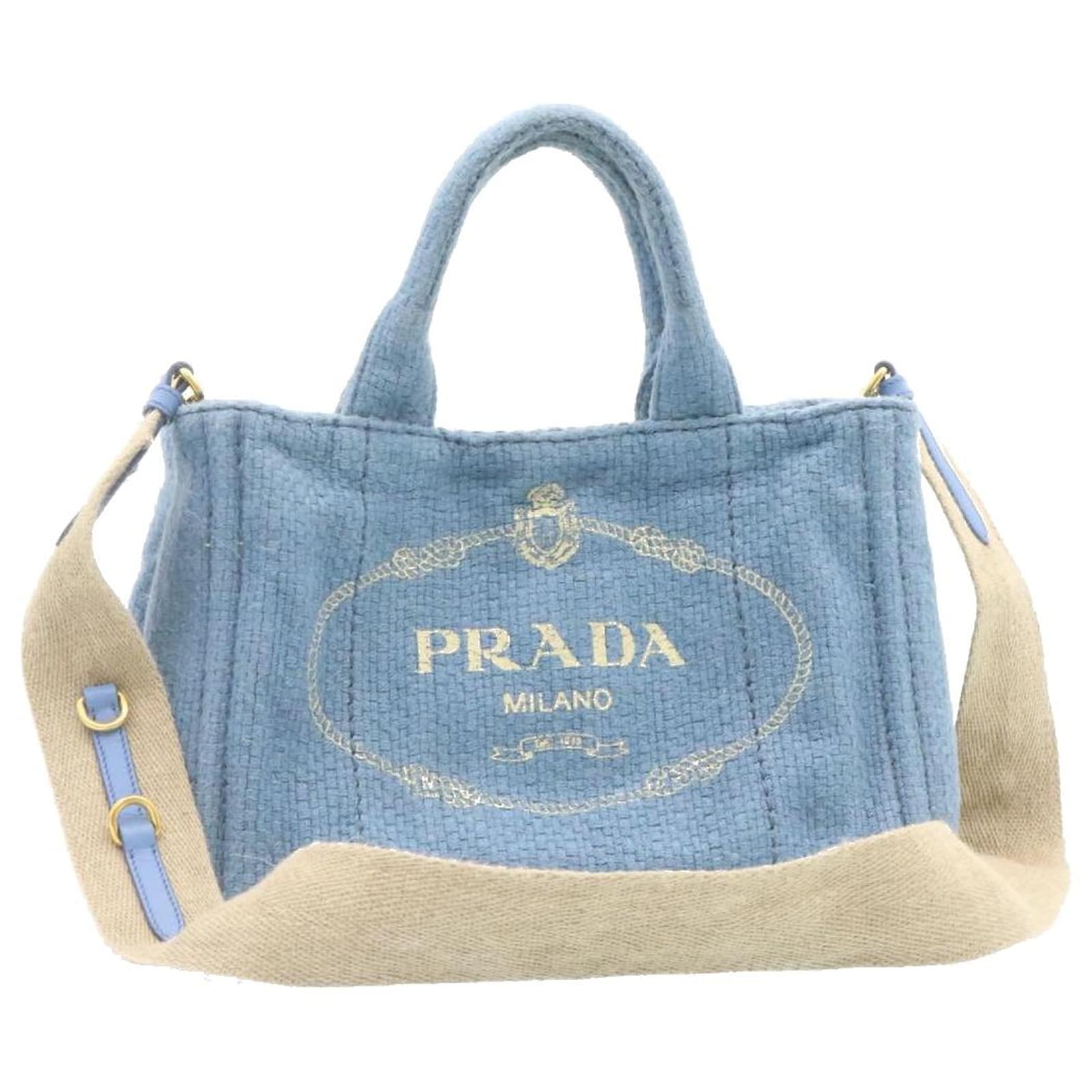 prada canapa blue