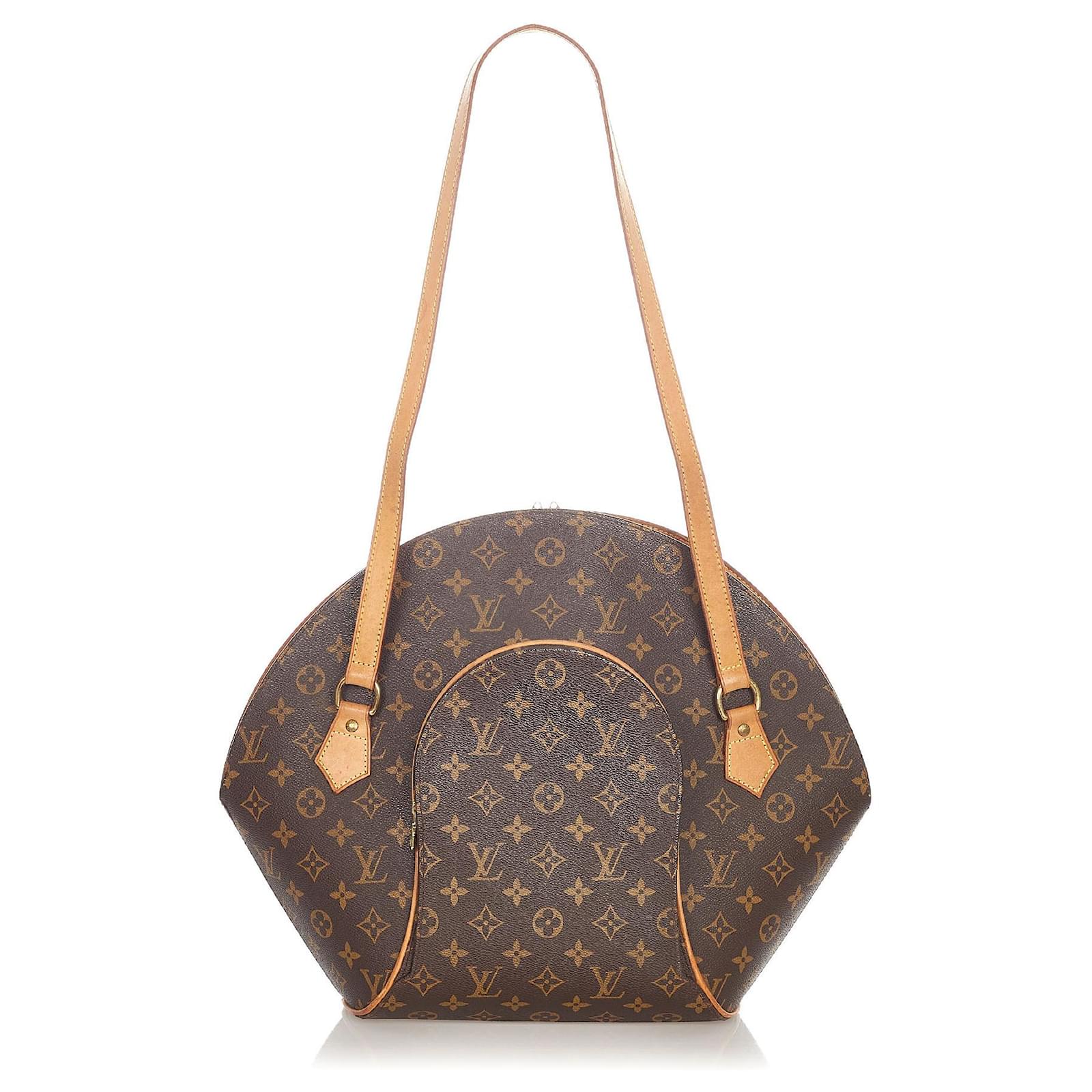 Louis vuitton monogram ellipse Gm shopping bag Brown Leather ref