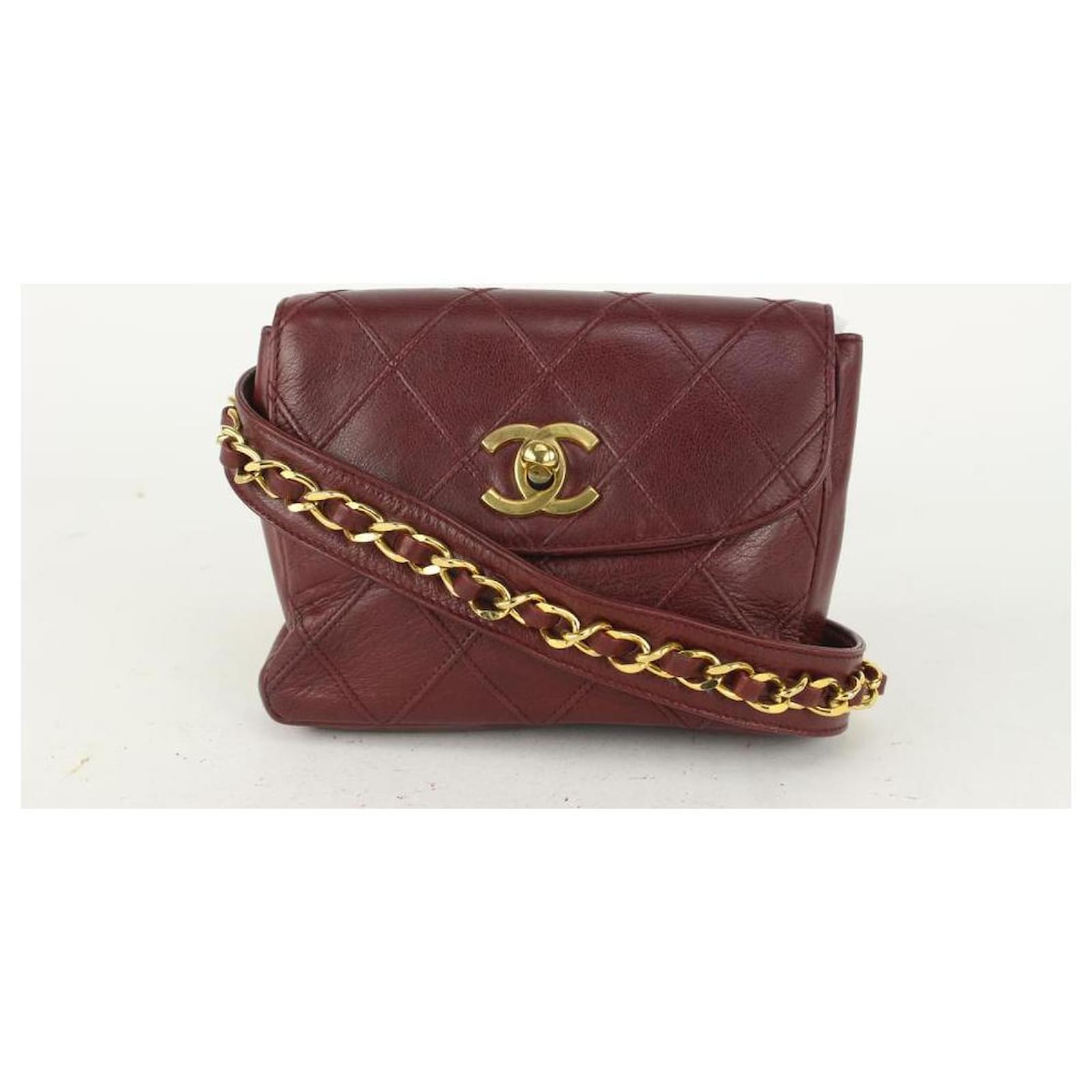Chanel Square Quilted Denim Convertible Bum Bag Waist Pouch Clutch Sho –  Ladybag International