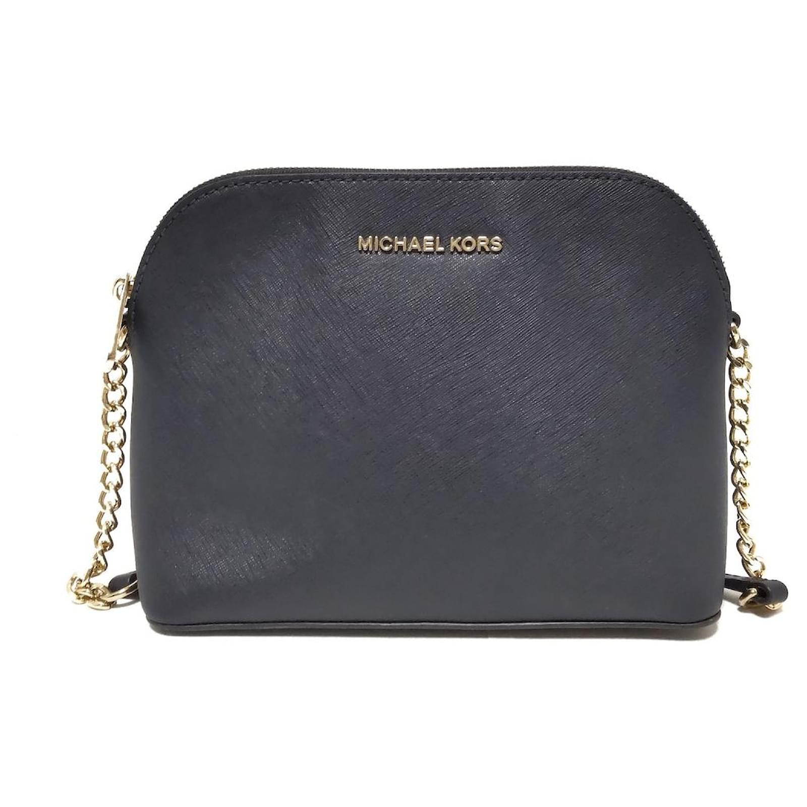 Michael Kors Shoulder bag Navy blue Leather  - Joli Closet