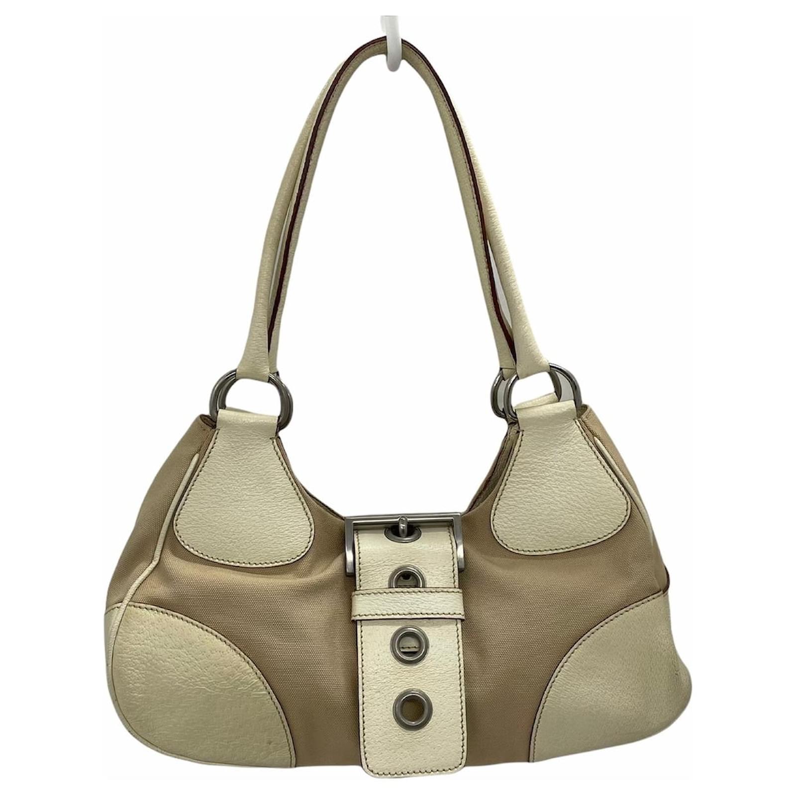 Prada Handbag Beige Cloth ref.355833 Joli Closet
