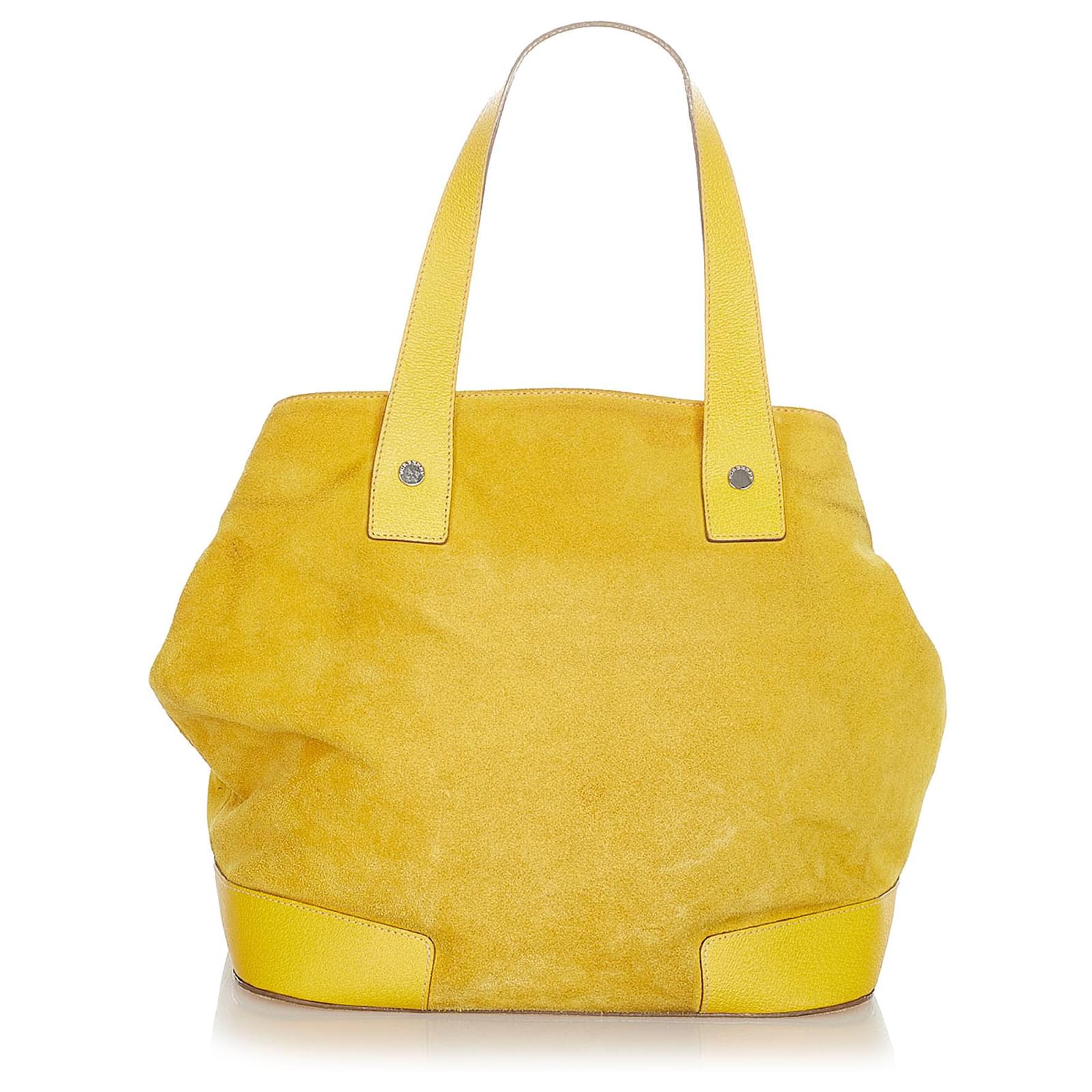 Borse Burberry in Pelle Giallo - 17057871