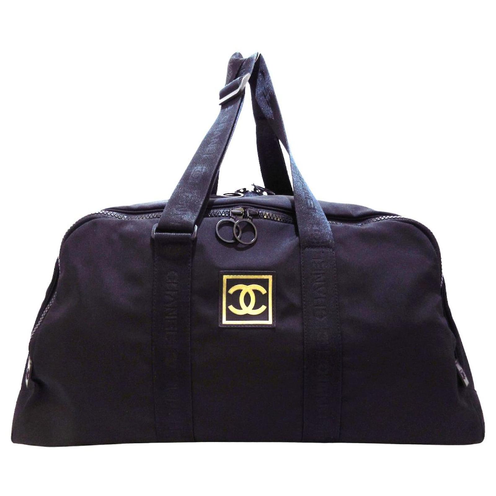 Chanel Travel bag Black Synthetic ref.356822 Joli Closet