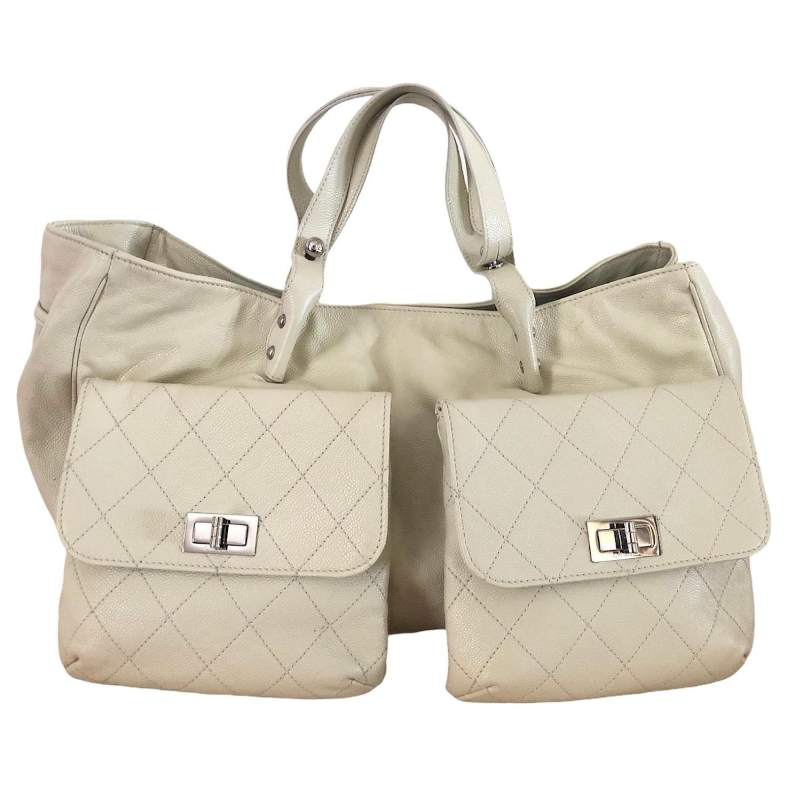 Chanel beige leather bag ref.356836 - Joli Closet