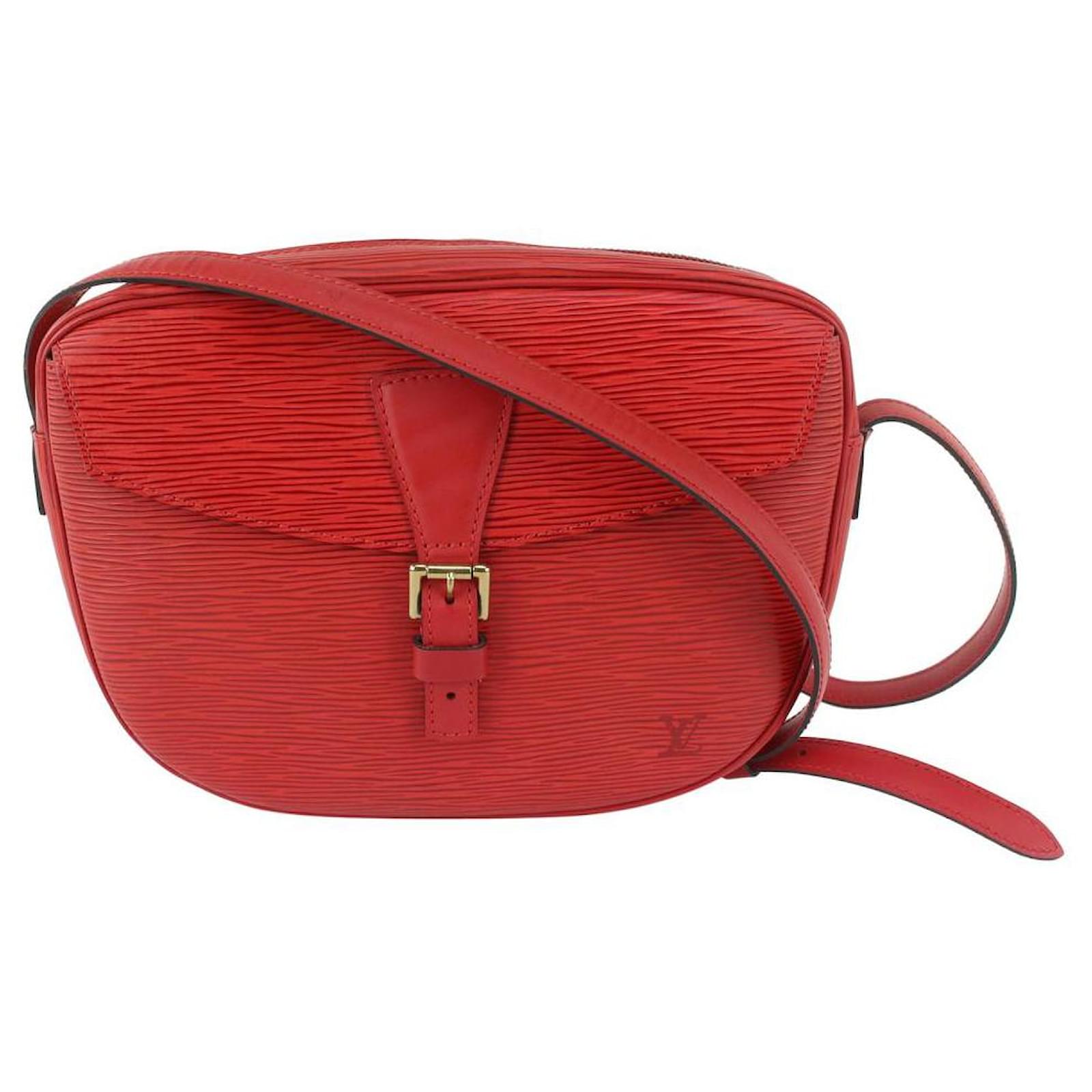 Autre Marque Louis Vuitton Red Epi Leather Jeune Fille Crossbody Bag  ref.357298 - Joli Closet