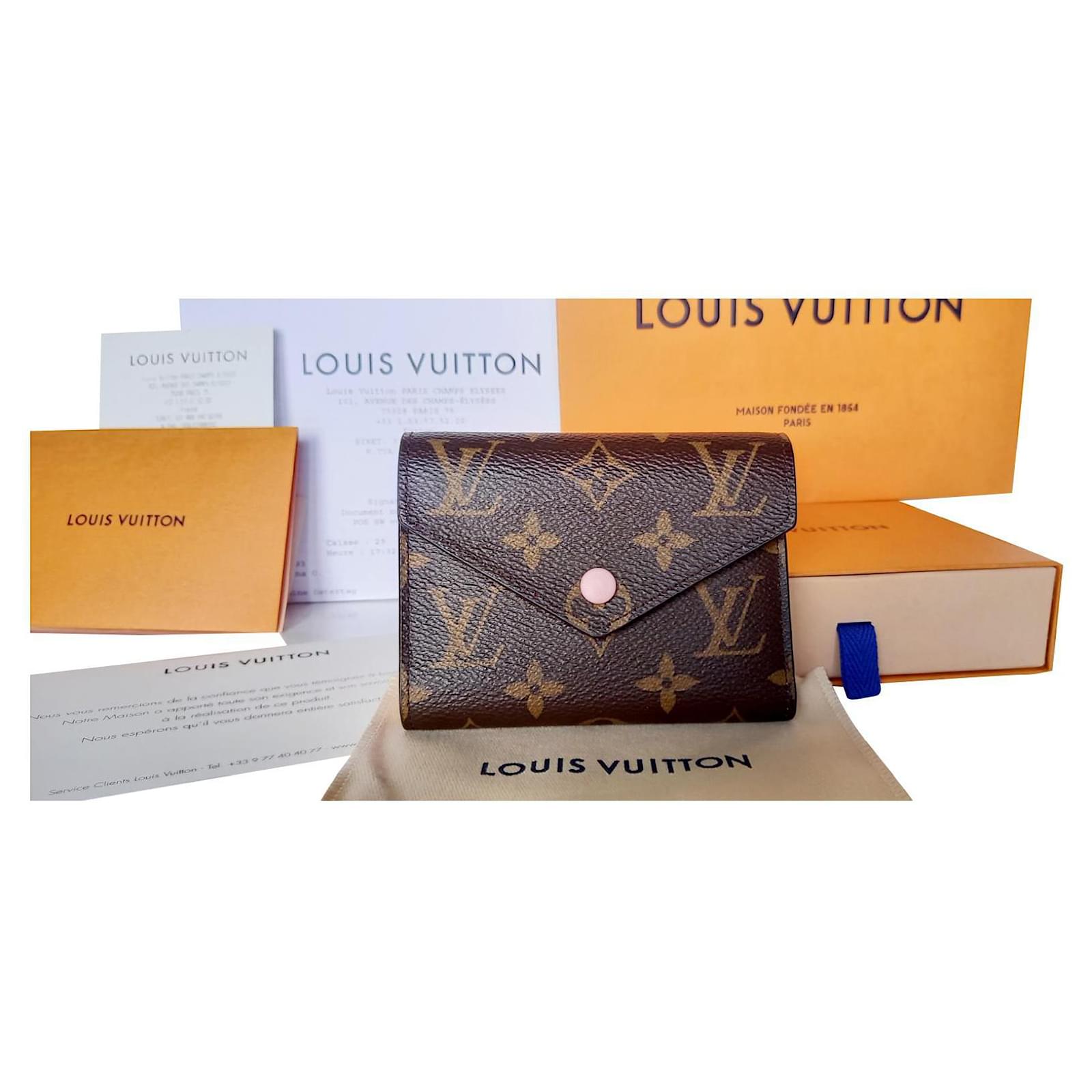Louis Vuitton portofeuilles Victorine inicial impresa M Cartera