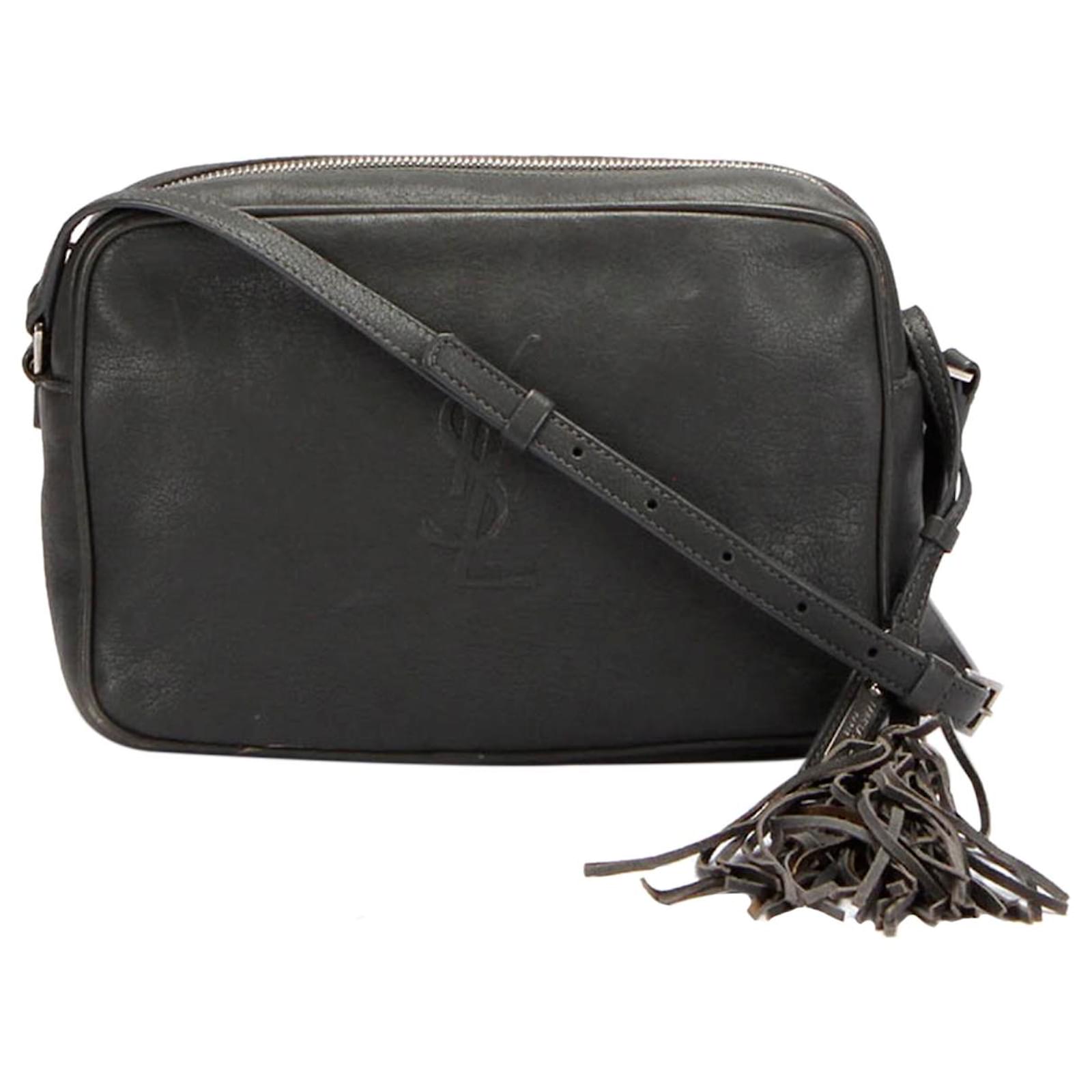 ysl crossbody black bolsa