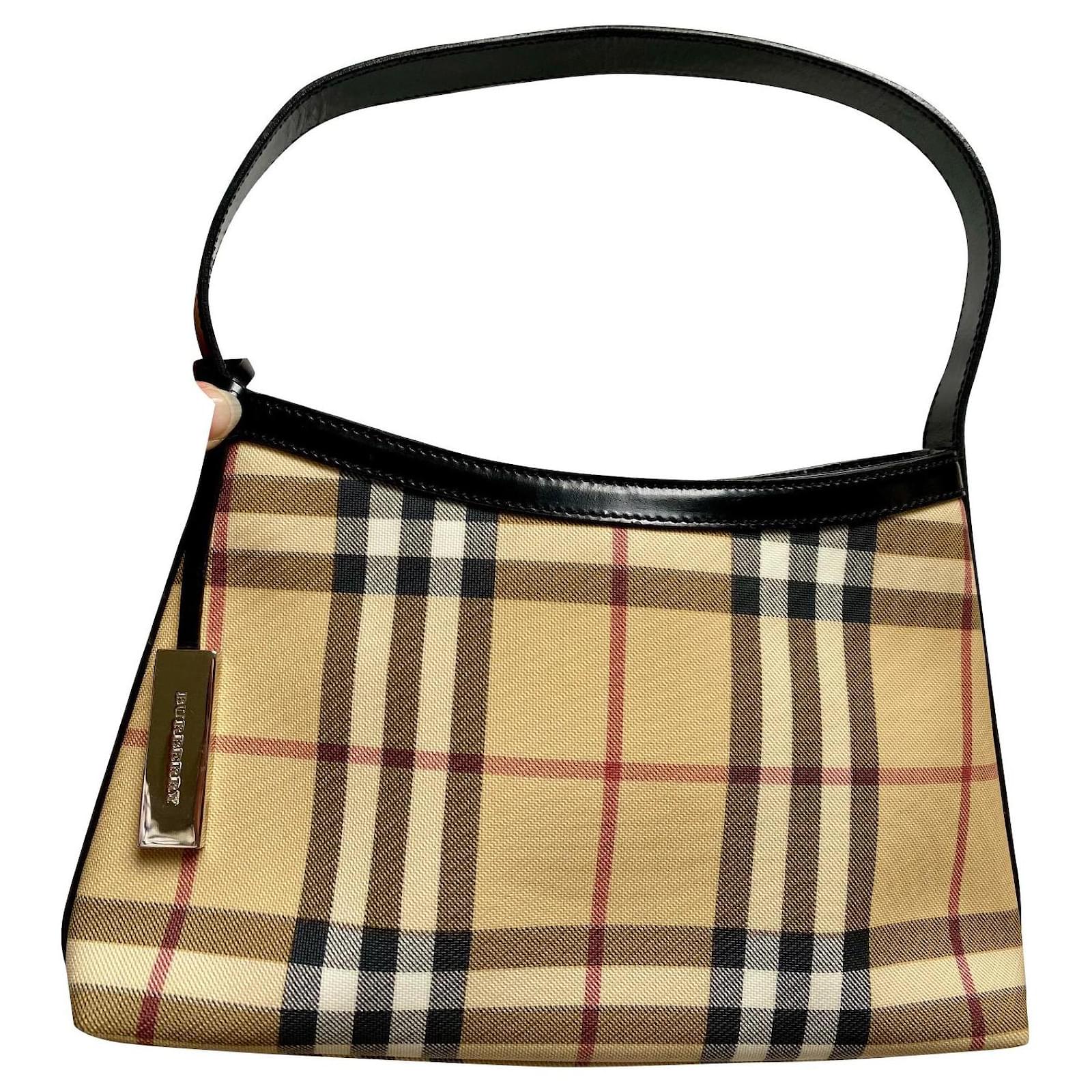 Vintage Burberry Cloth bag chequered.