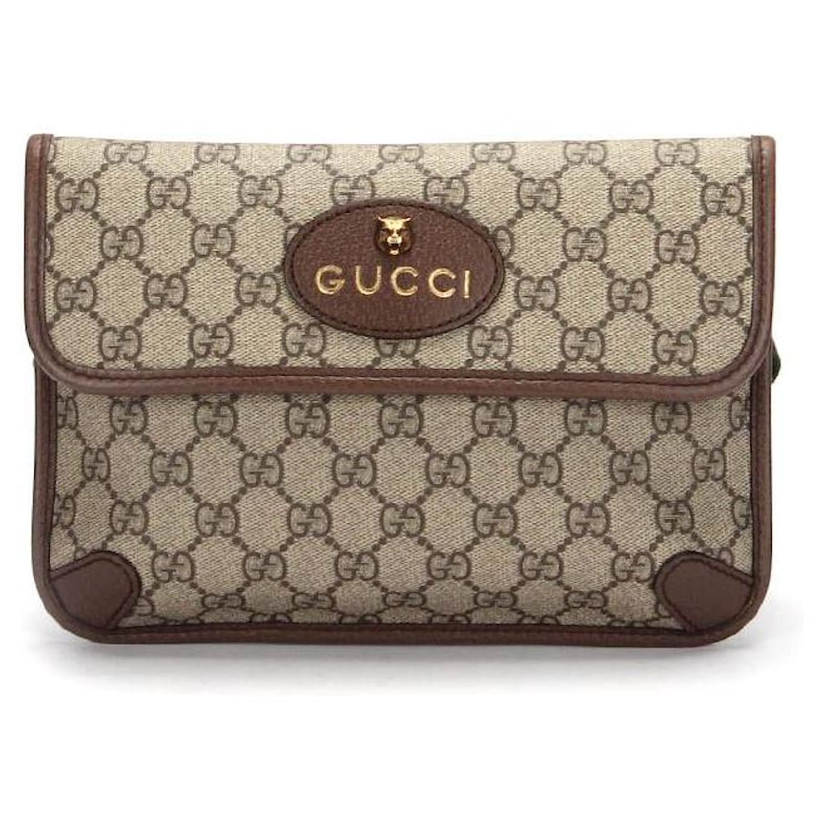 Gucci Marsupio Vintage Gg Sprigur 493930 in marrone Tela ref.358670 - Joli  Closet