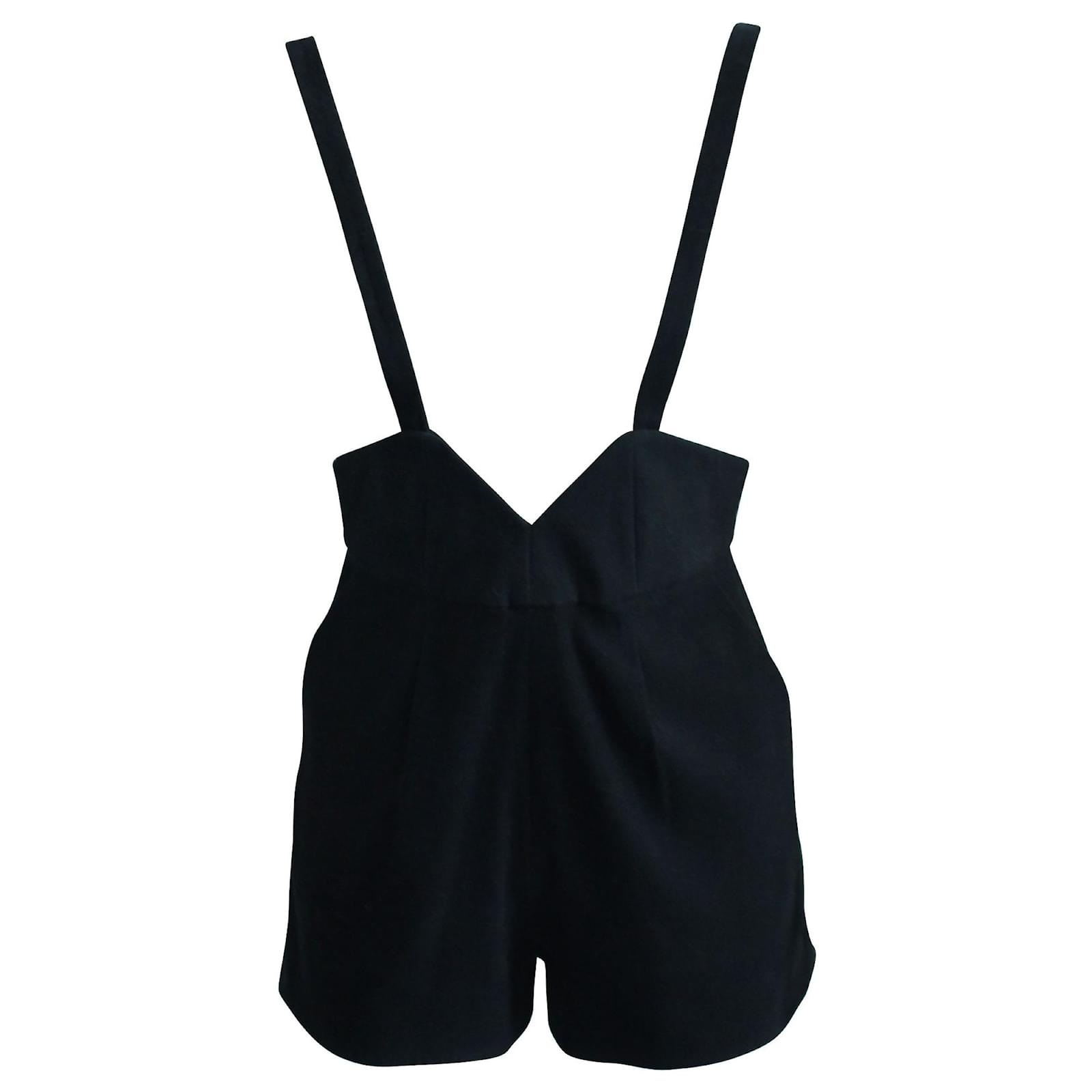 black mini playsuit