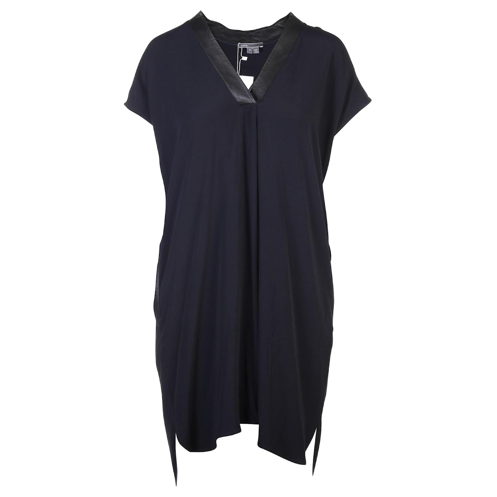 vince v neck shift dress