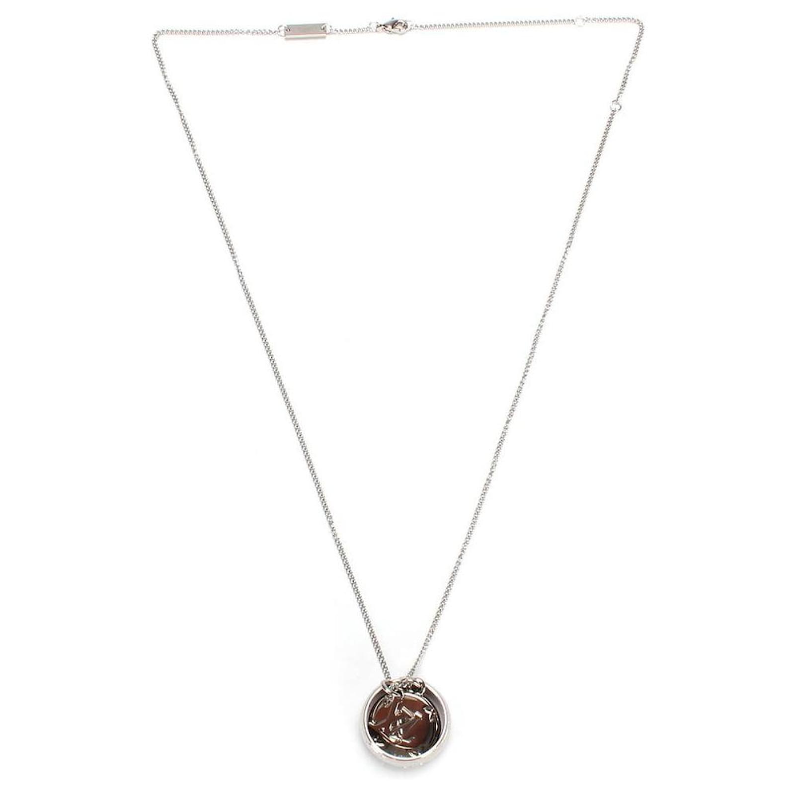 Louis Vuitton Gold Monogram Charm Necklace