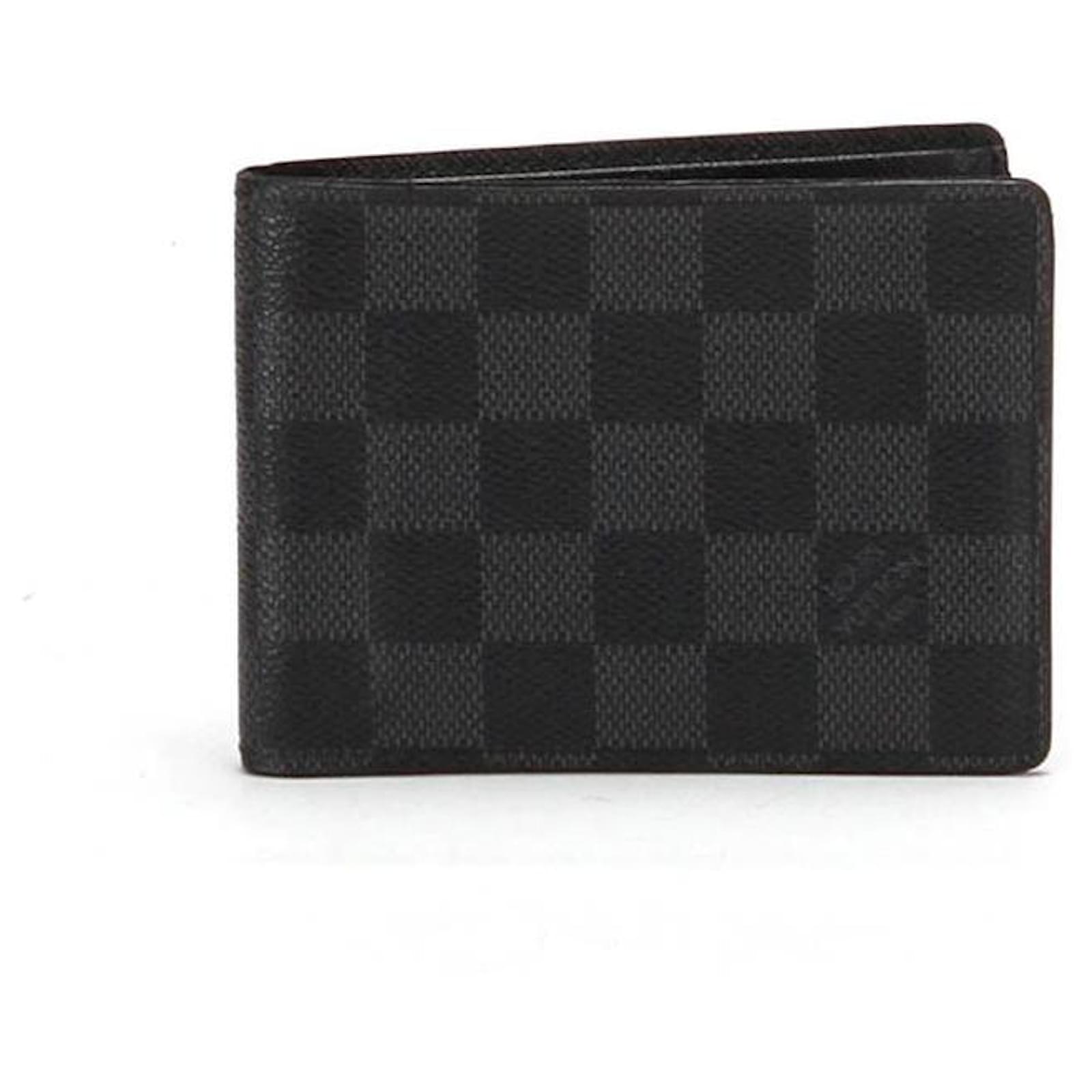 Louis Vuitton, Bags, Louis Vuitton Multiple Wallet Damier Graphite Black