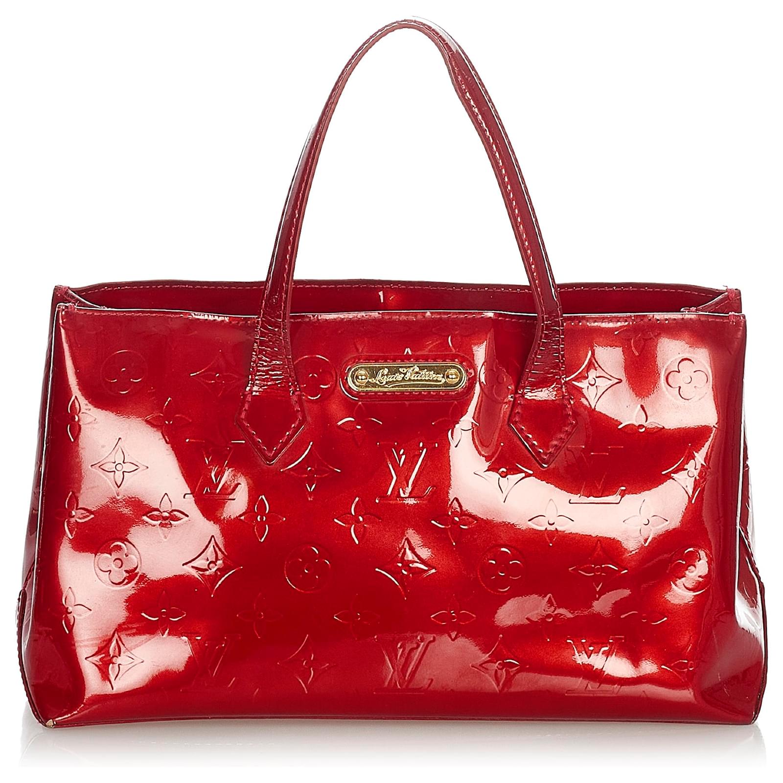 Louis Vuitton red patent leather purse  Louis vuitton red, Leather purses,  Vintage louis vuitton