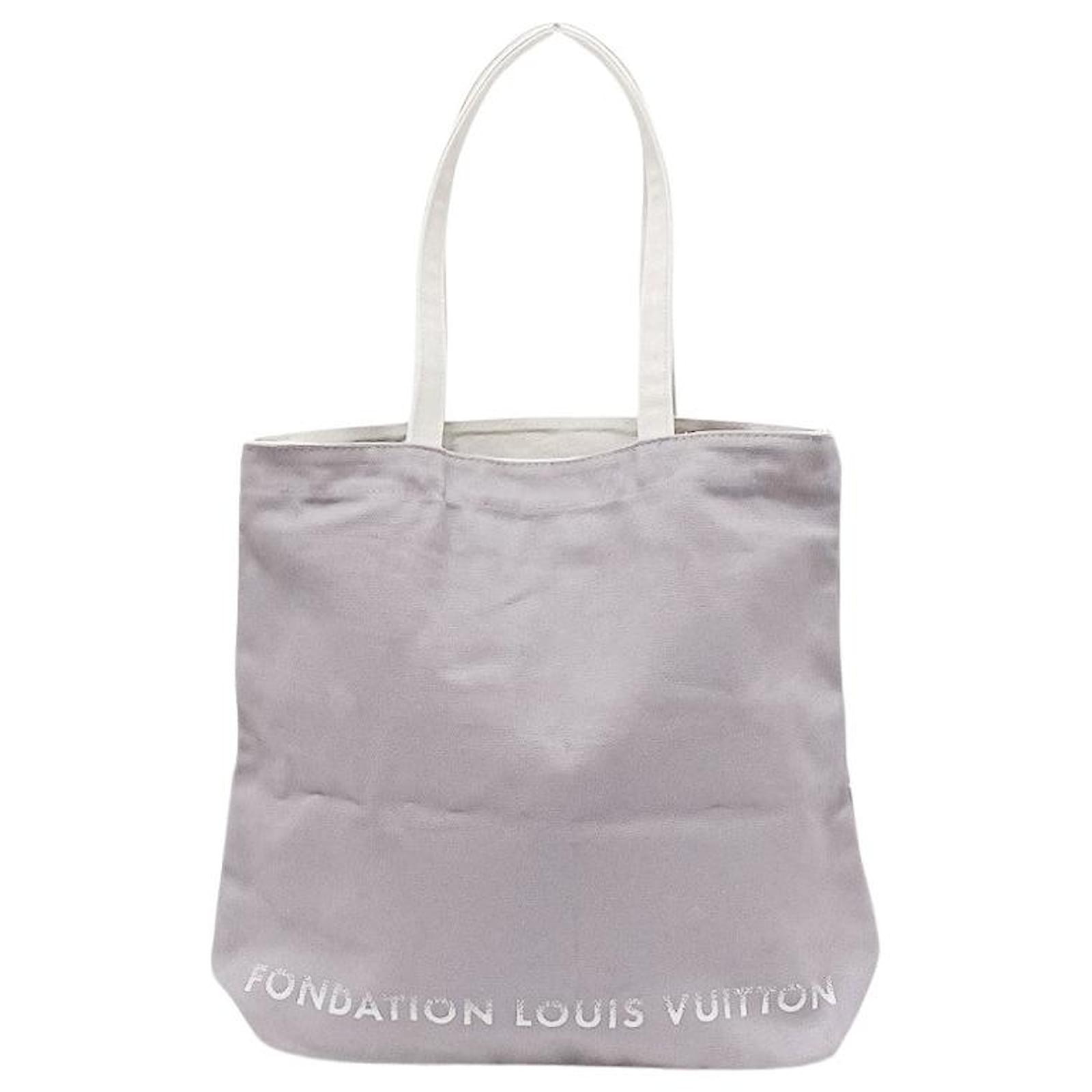 Louis Vuitton Cabas Light Grey Cloth ref.605766 - Joli Closet
