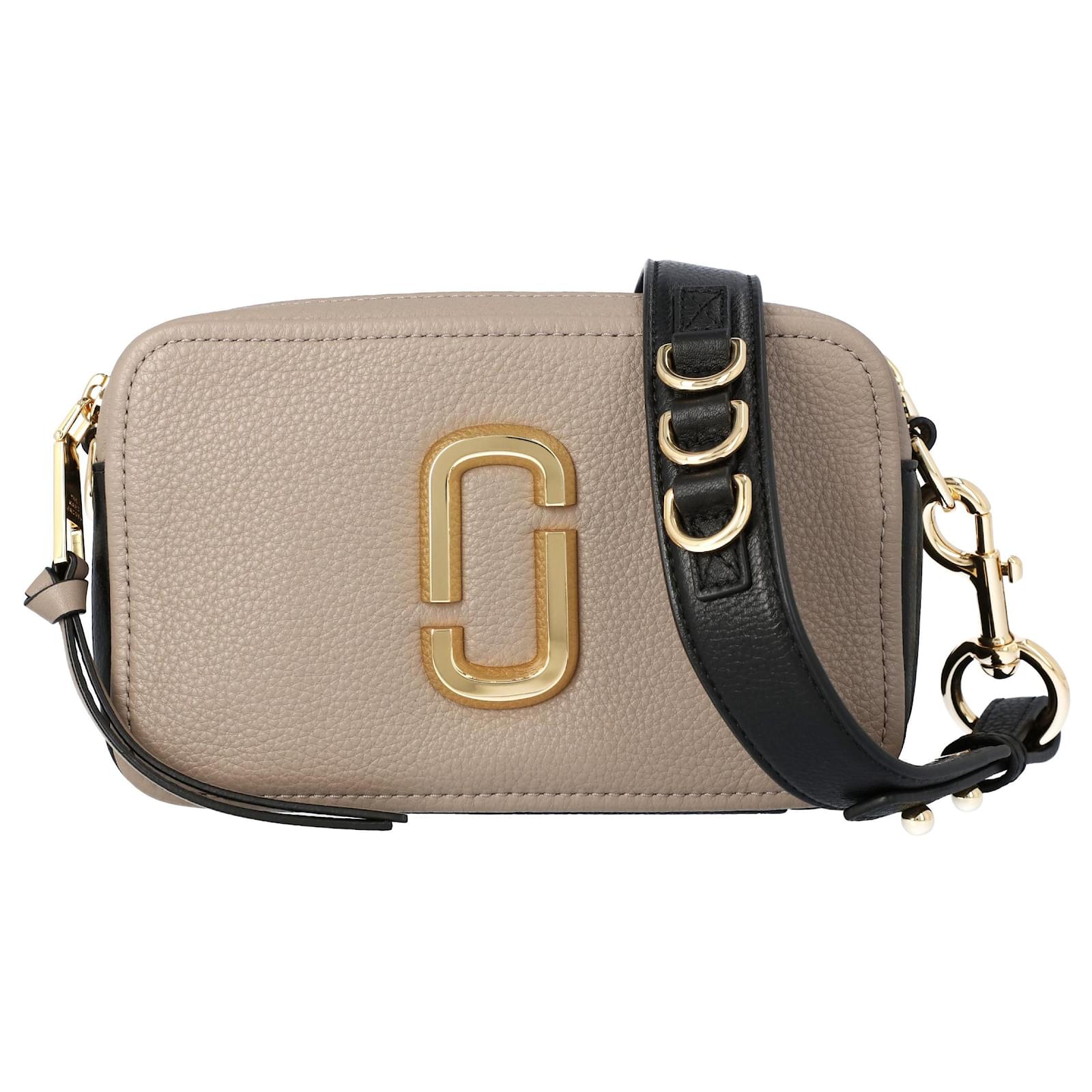 Marc Jacobs Snapshot Leather Cross-body Bag in Gray