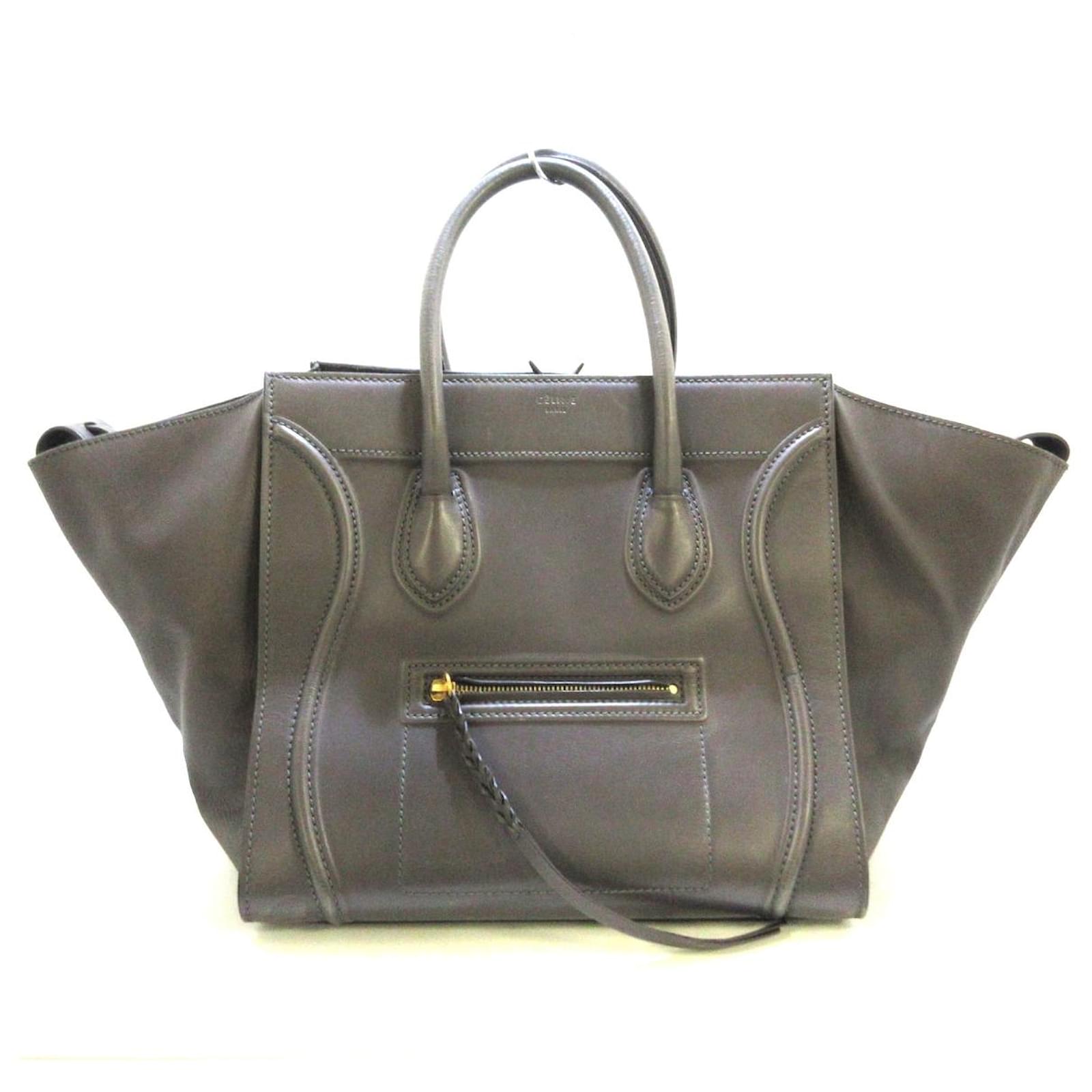 Celine luggage cheap grey