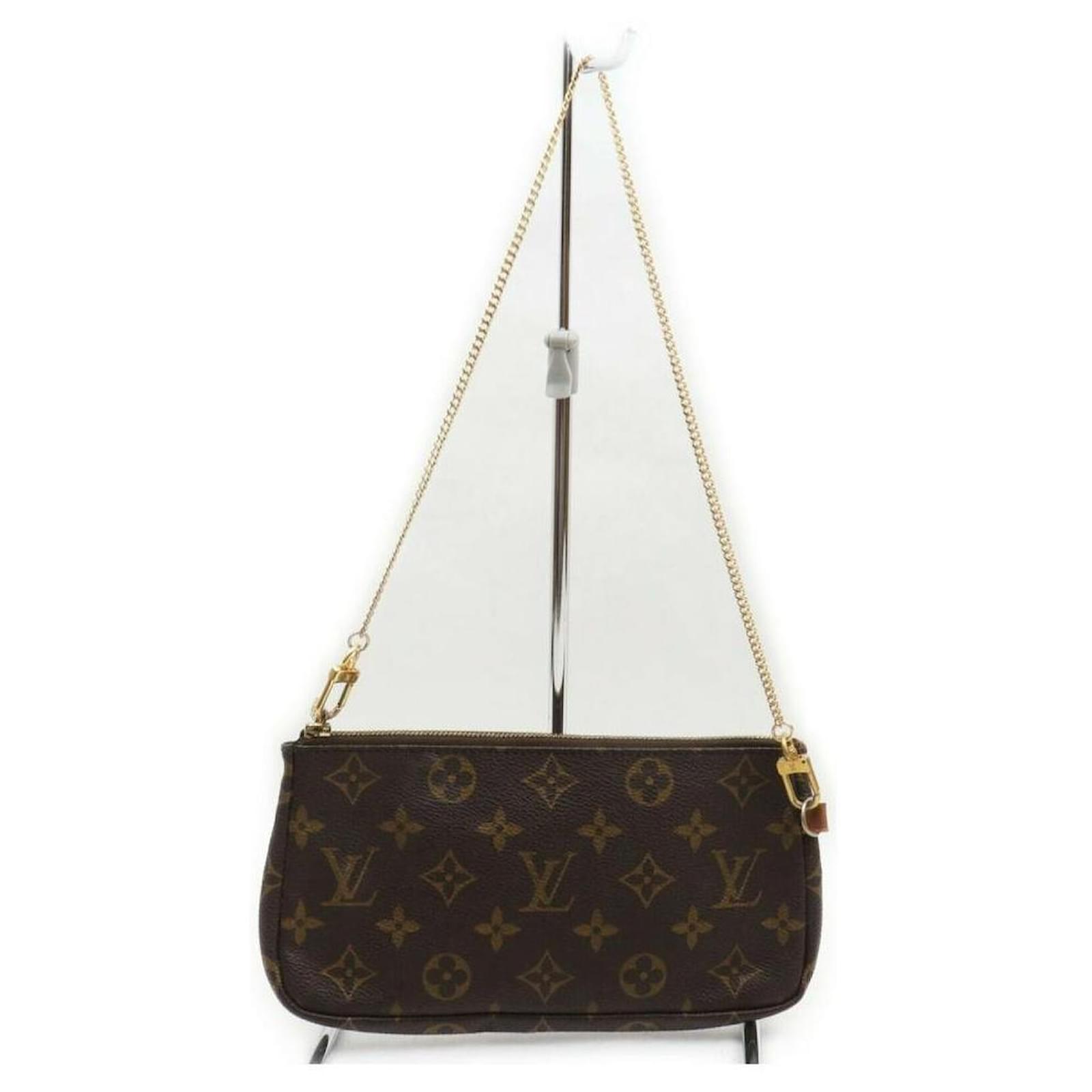 Autre Marque Louis Vuitton Accessori Pouch Sac Shopping Pochette Accessori  con catena Pelle ref.364356 - Joli Closet