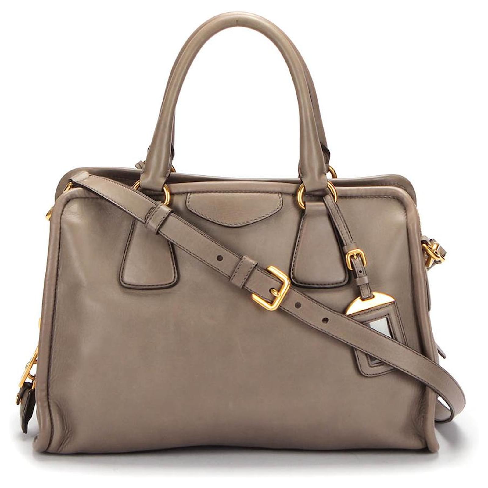 Prada Vitello Brown Leather ref.364783 - Joli Closet