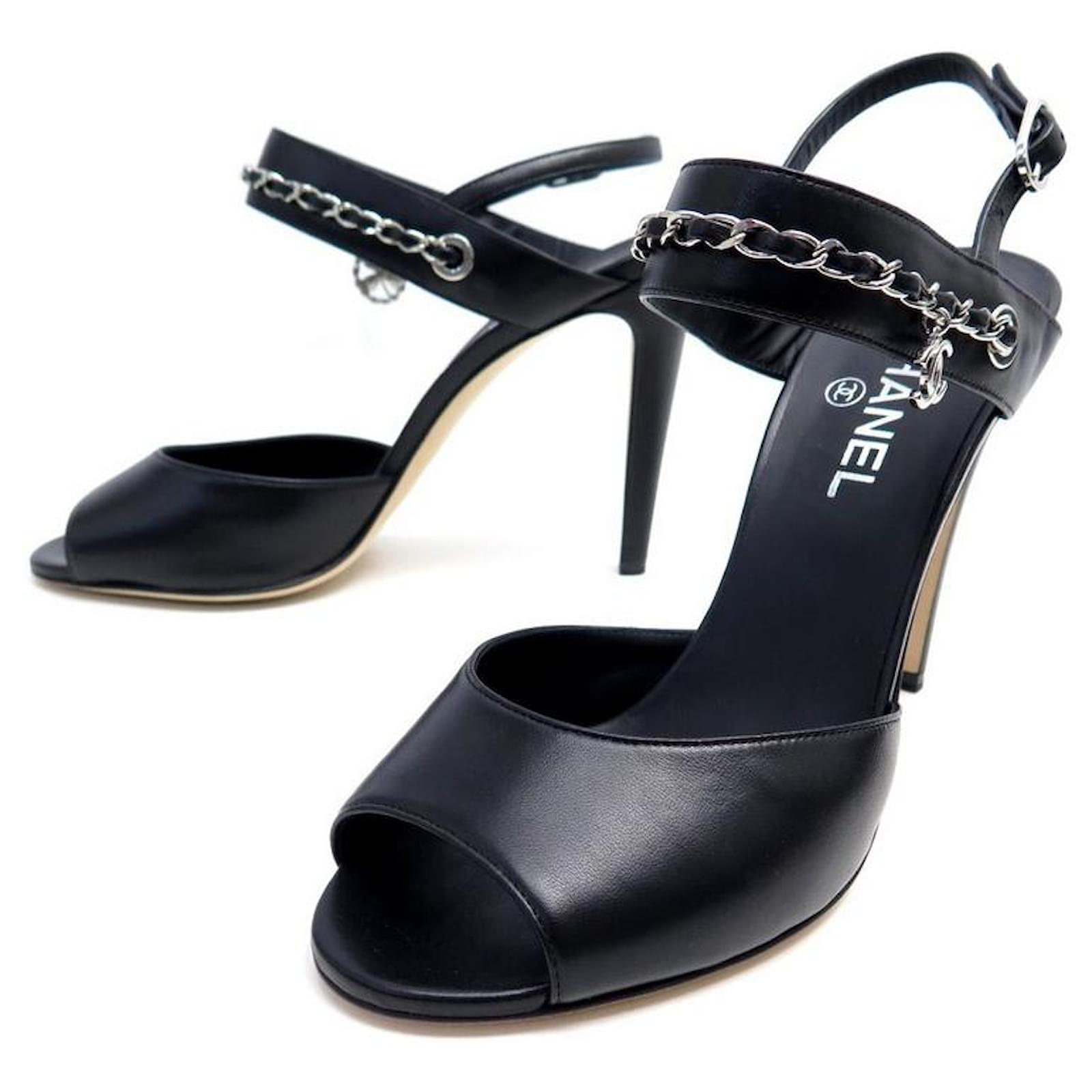 CHANEL Camellia 100% Leather Sandals for Women for sale