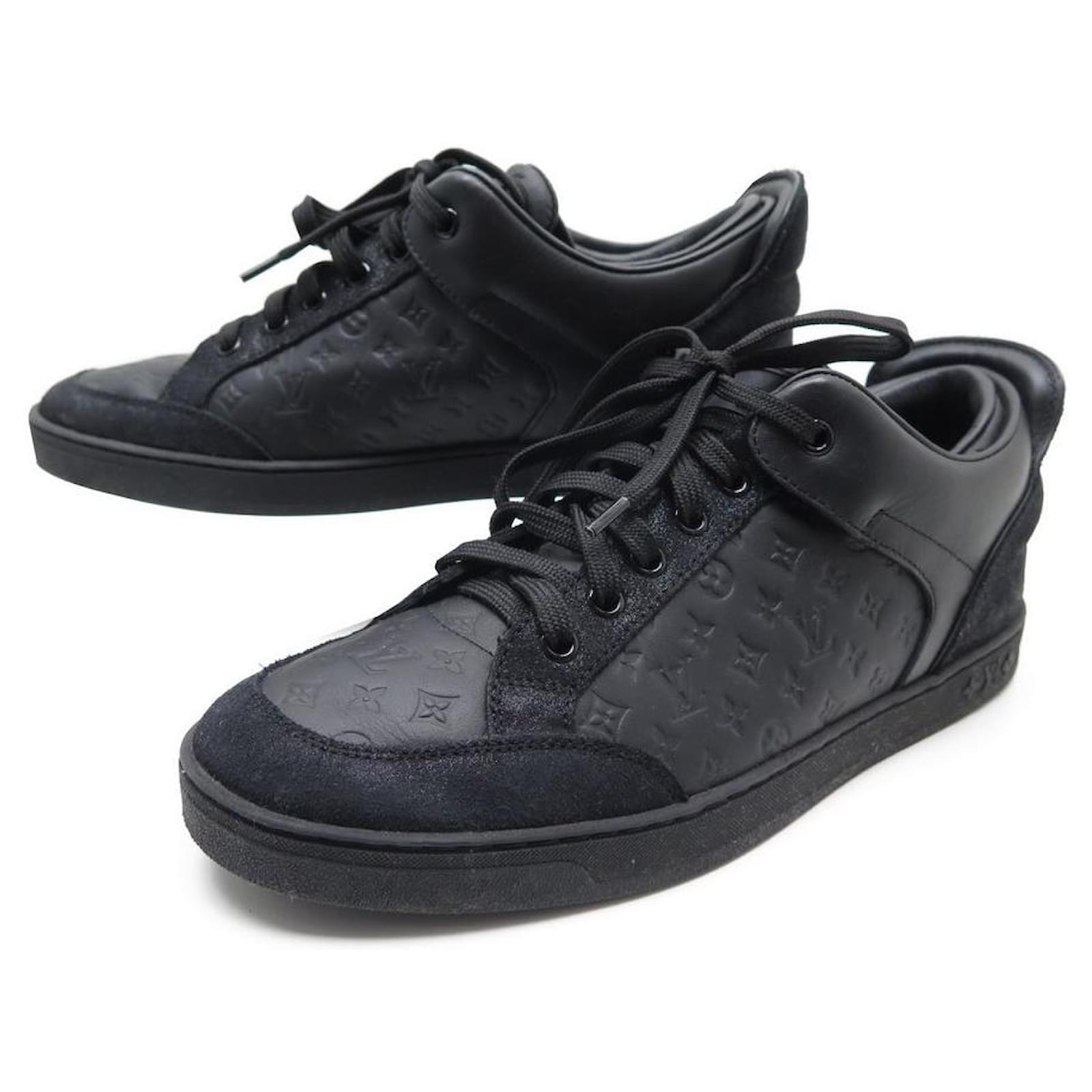 LOUIS VUITTON sneakers SHOES 36.5 BLACK MONOGRAM ref.365217 - Closet