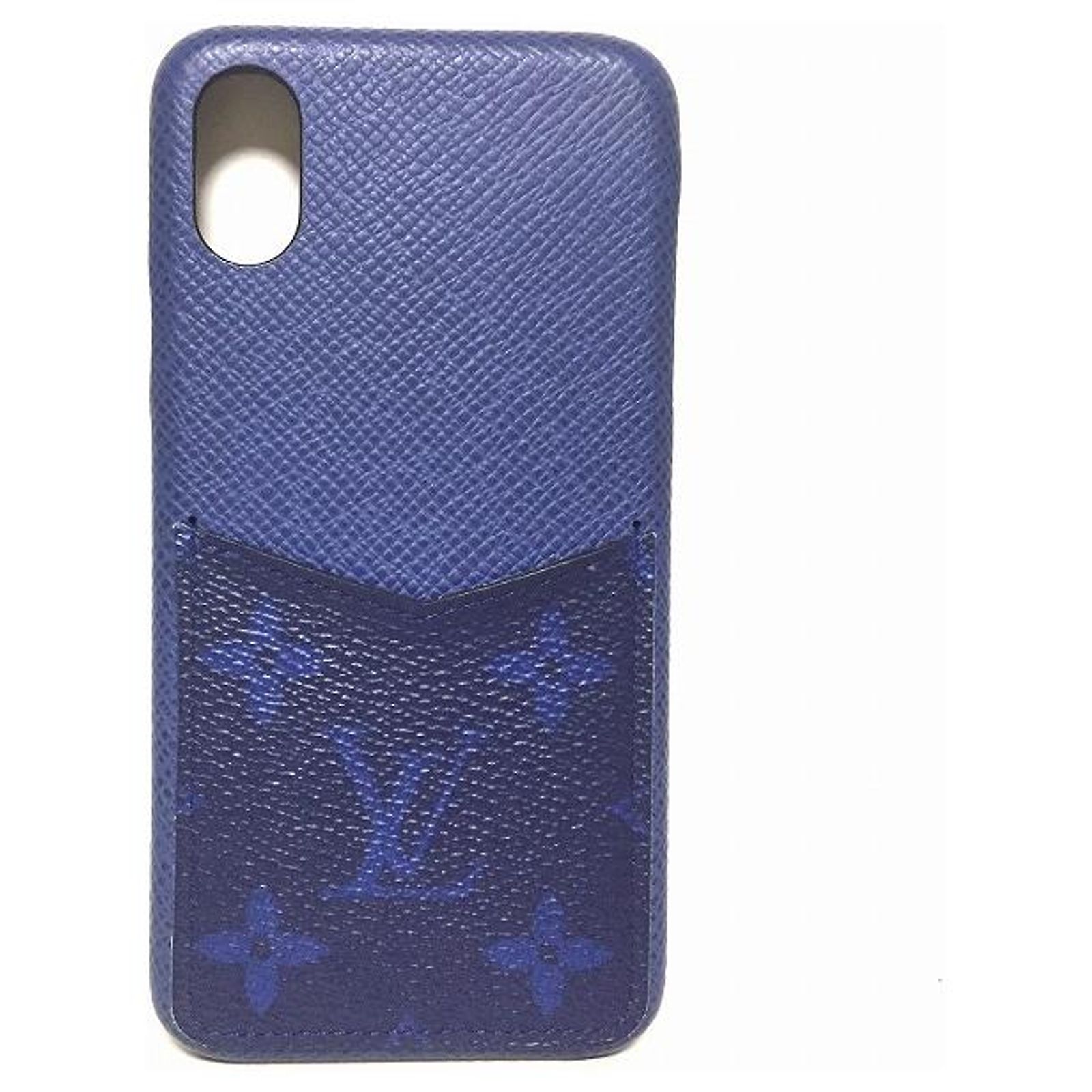 Louis Vuitton Iphone Case Navy blue Cloth ref.JC366349 (Sold