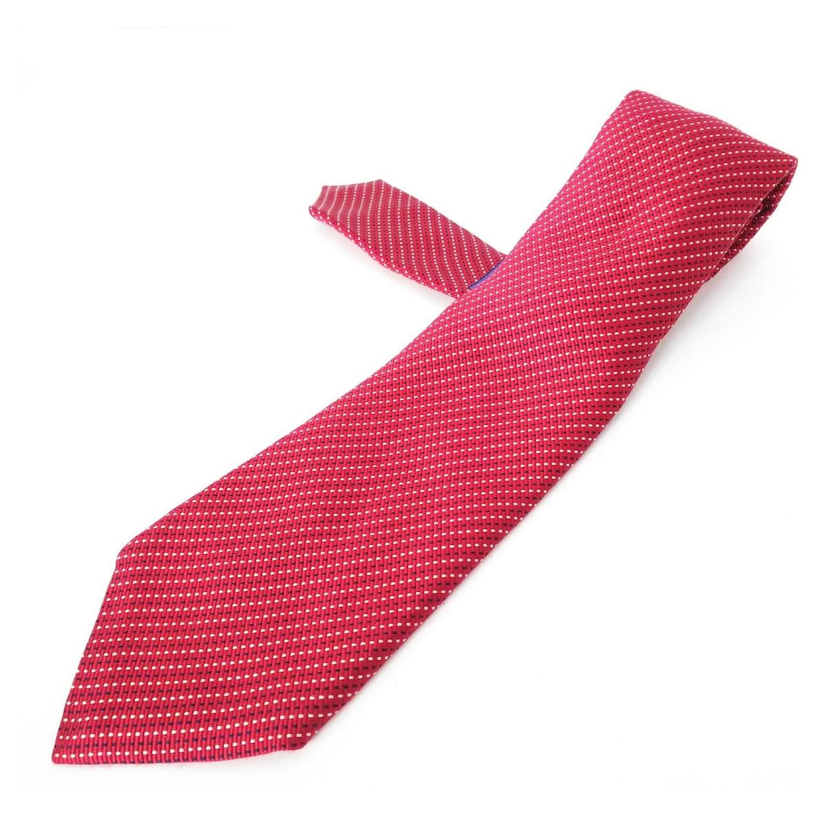 Bulgari Bvlgari tie Red Silk  - Joli Closet