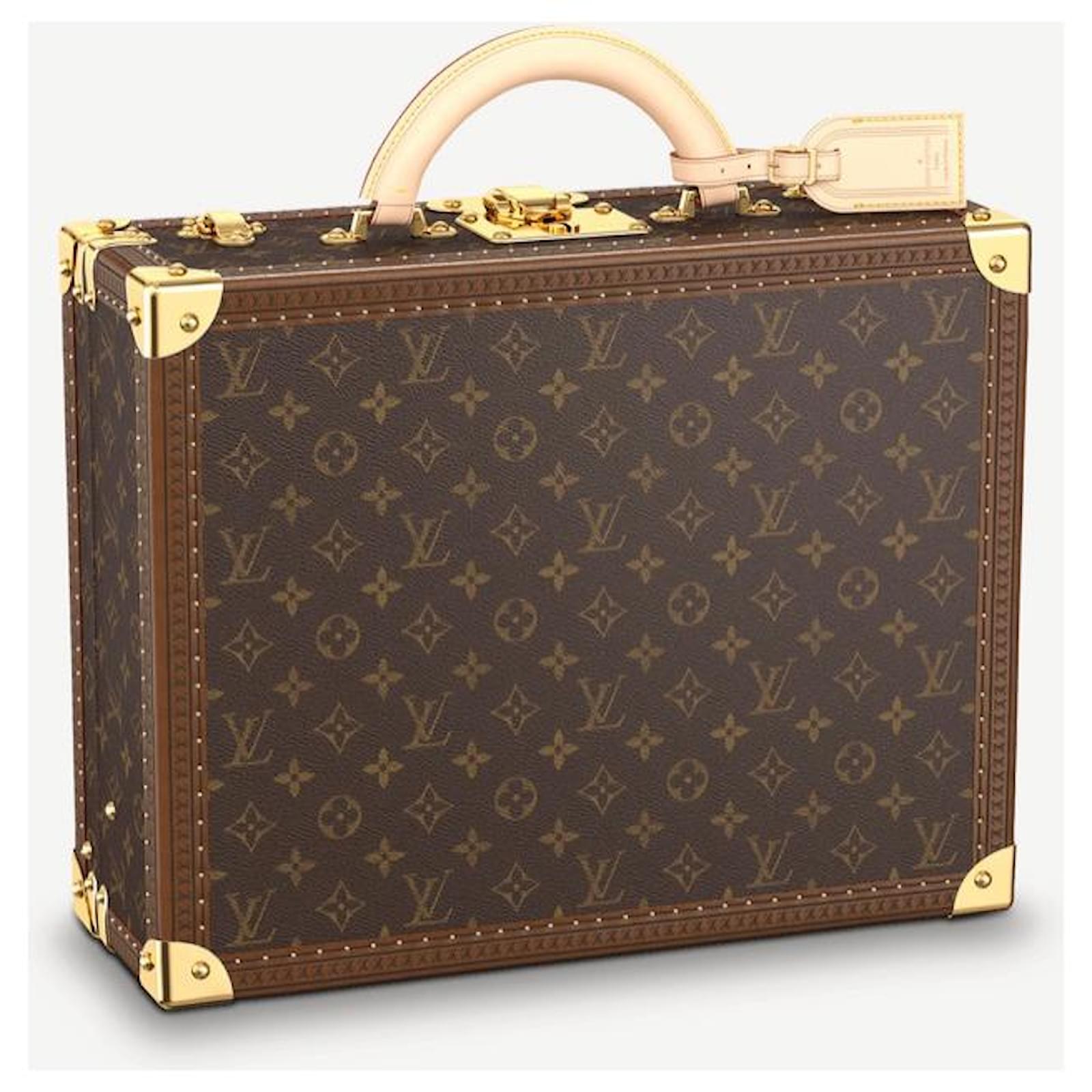 Cotteville cloth travel bag Louis Vuitton Brown in Cloth - 29003685