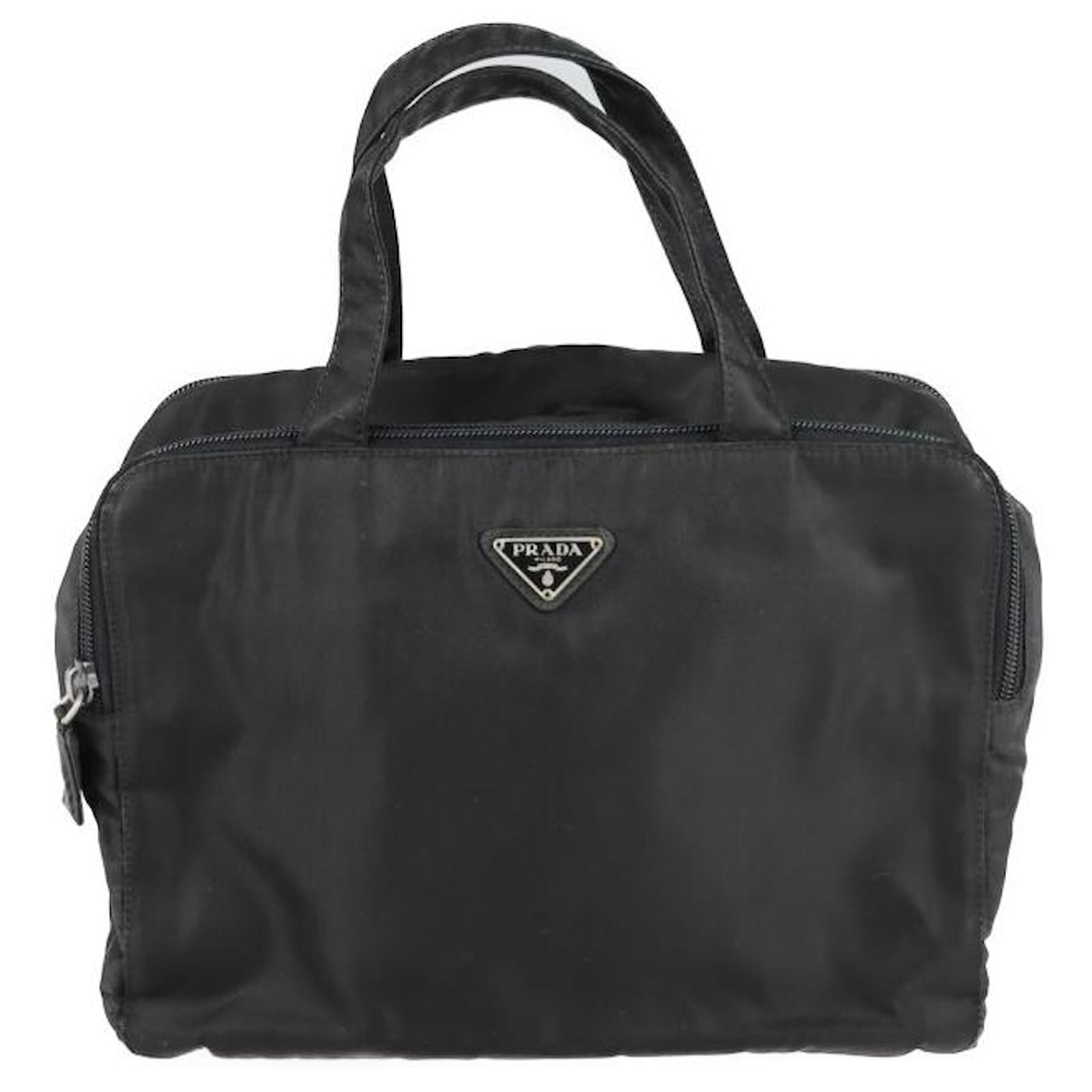 Usado] PRADA Prada Bolso Nylon Negro Vanity Bag Maquillaje Tool Bag  Multi-Bag  - Joli Closet