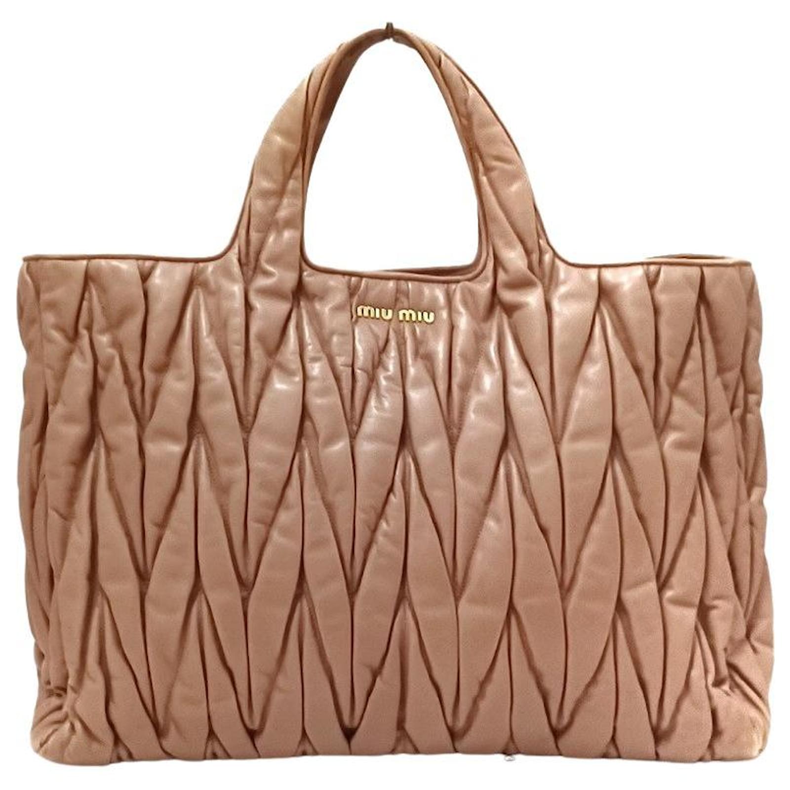 Miu Miu Tote Bag tan color