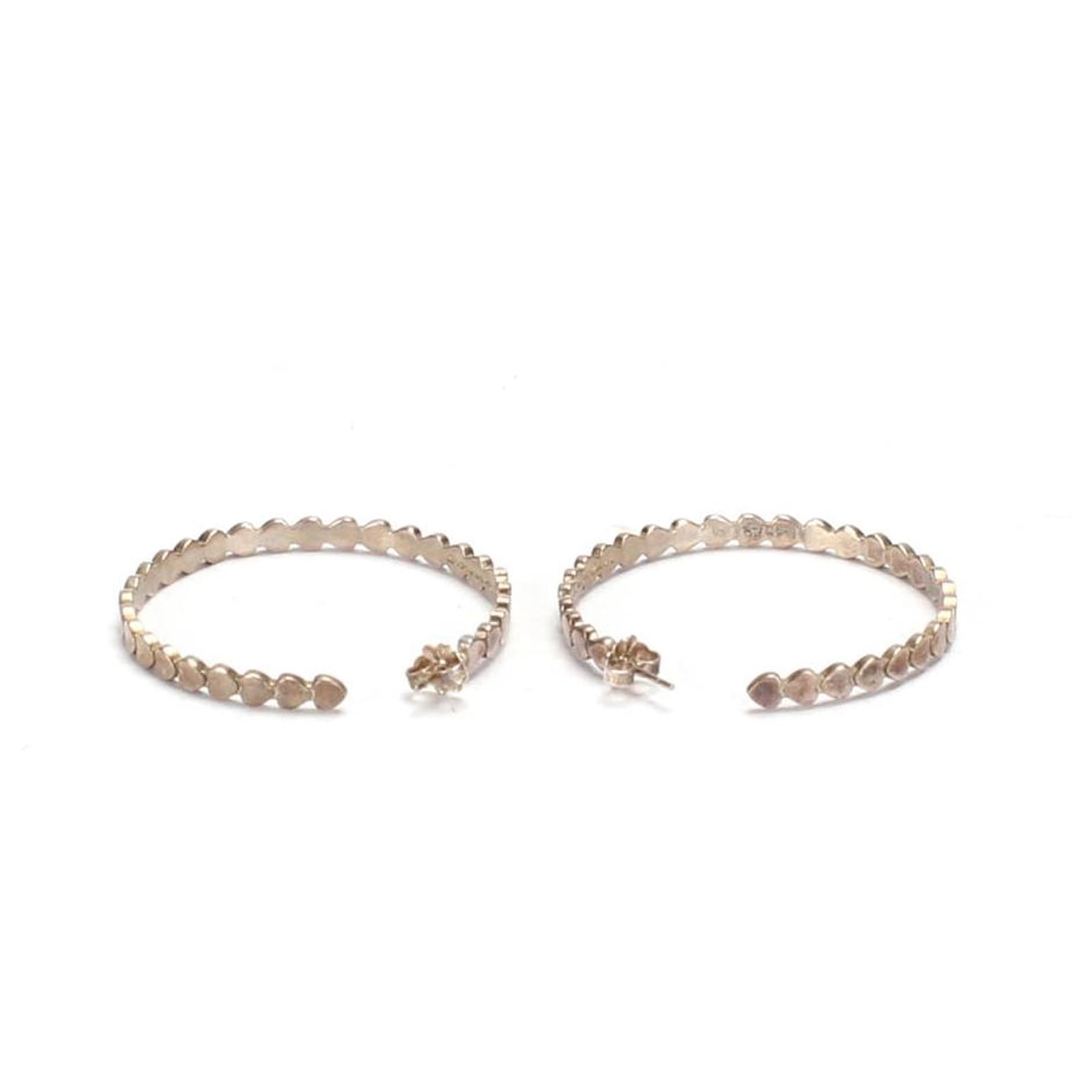 TIFFANY & CO. earring Golden Silver ref.367374 - Joli Closet