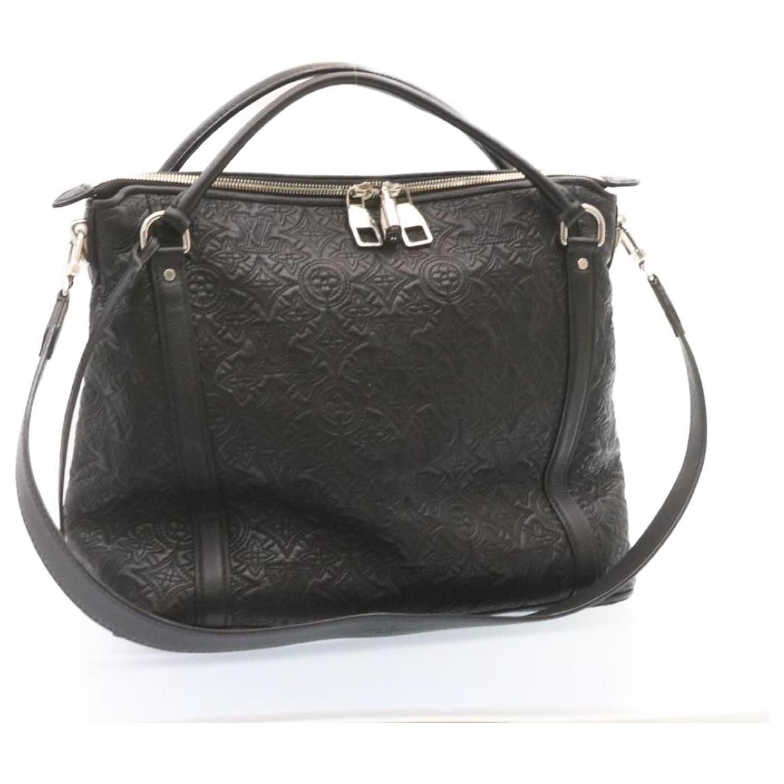 Louis Vuitton Black Leather Antheia Ixia Bag