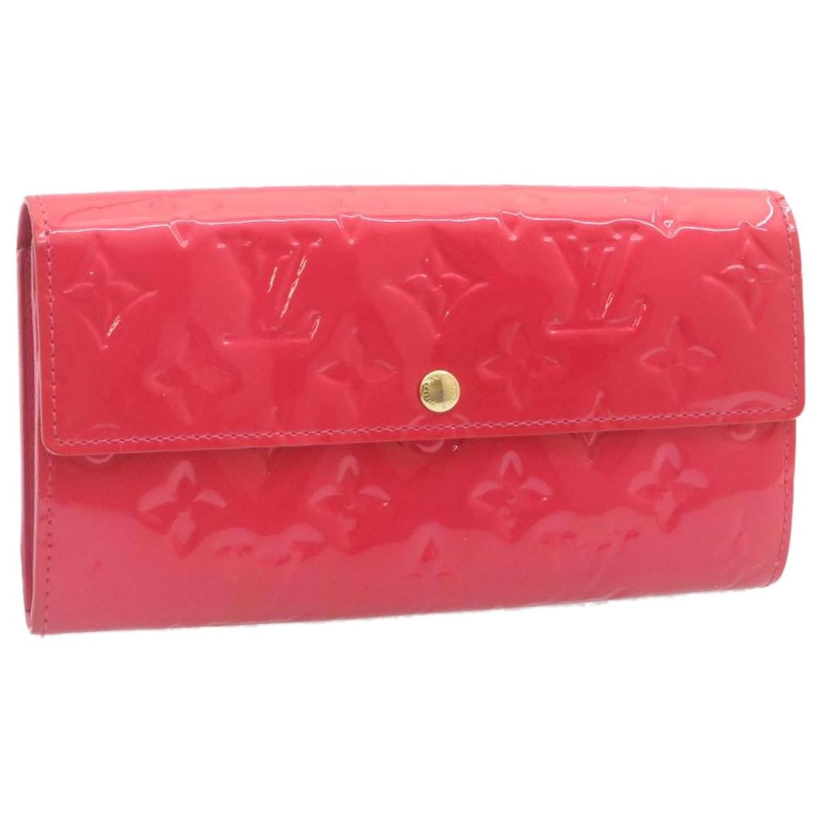 vuitton sarah wallet pink