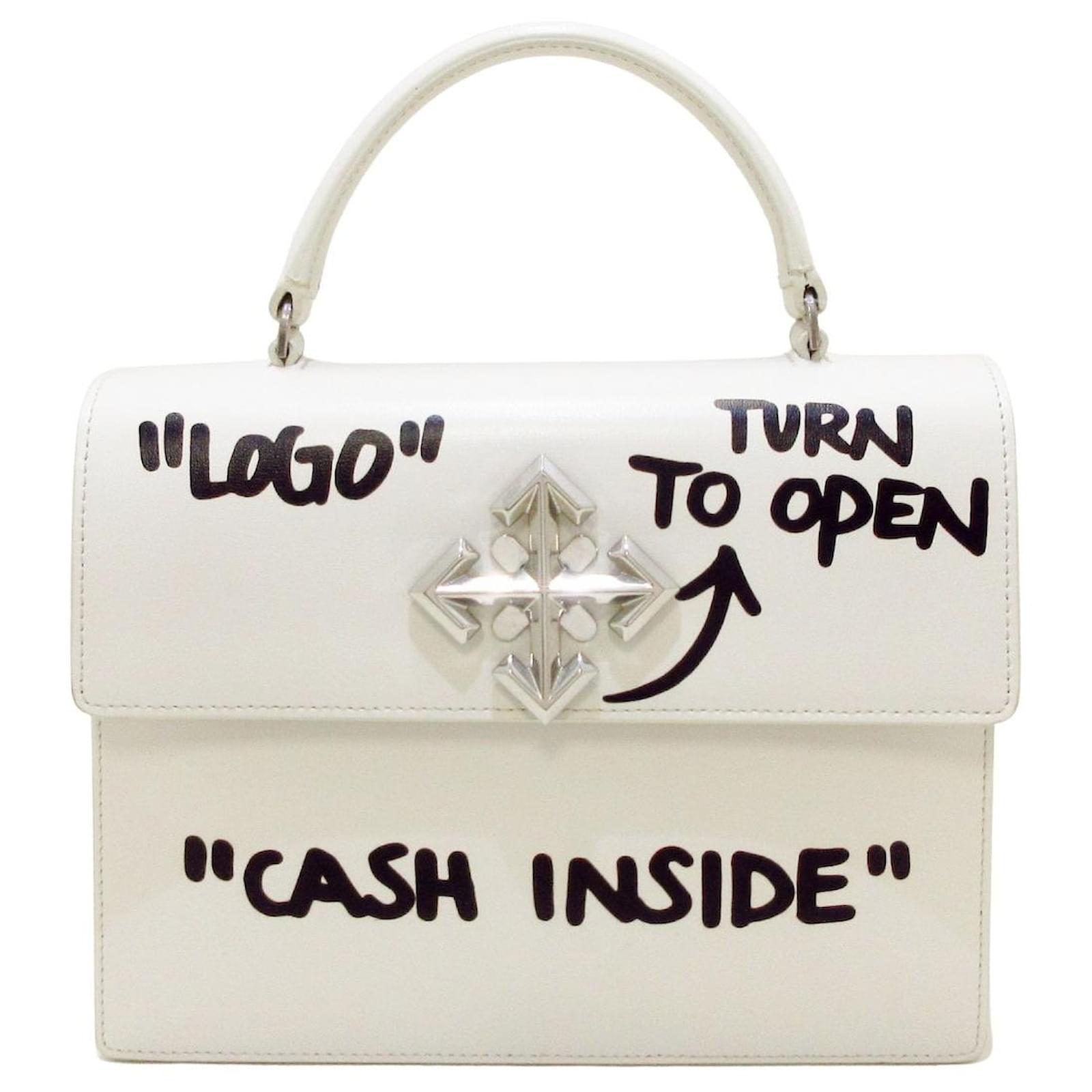 off white bolsa money inside