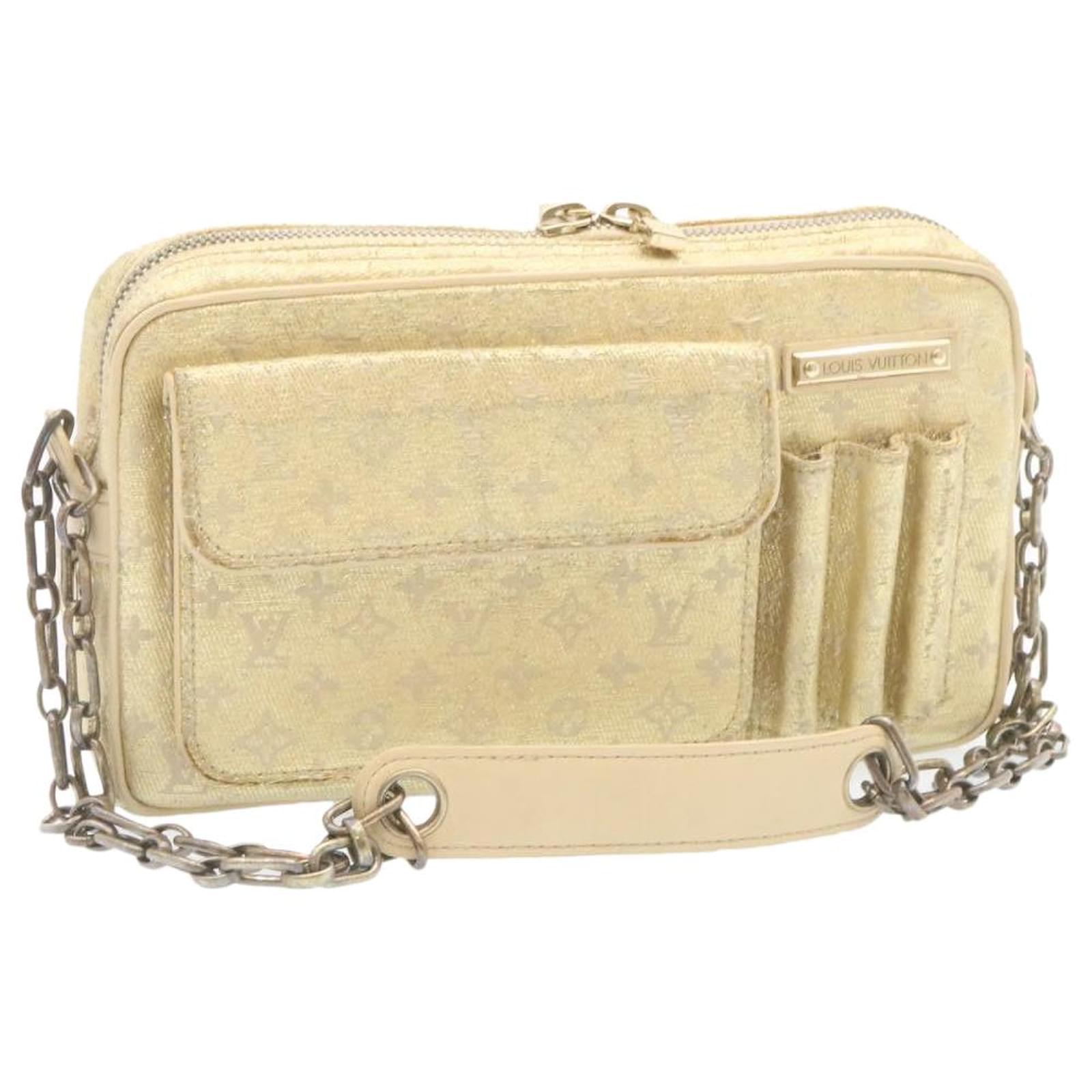 gold lv purse chain