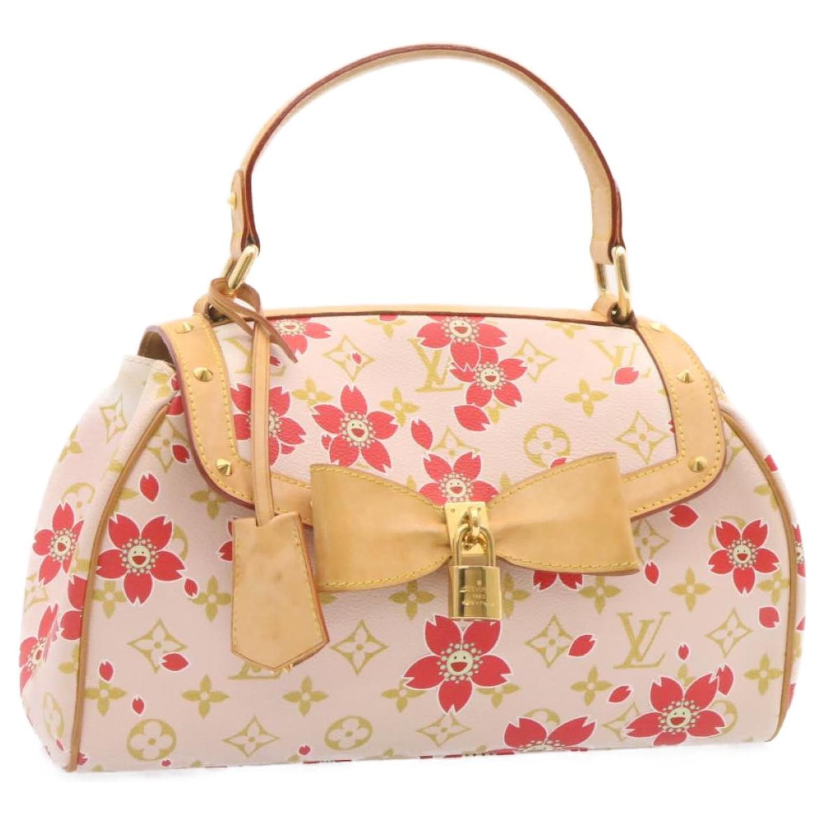 LOUIS VUITTON Monogram Cherry Blossom Sac Retro PM Hand Bag M92014 LV Auth  24467 Brown Cloth ref.370643 - Joli Closet