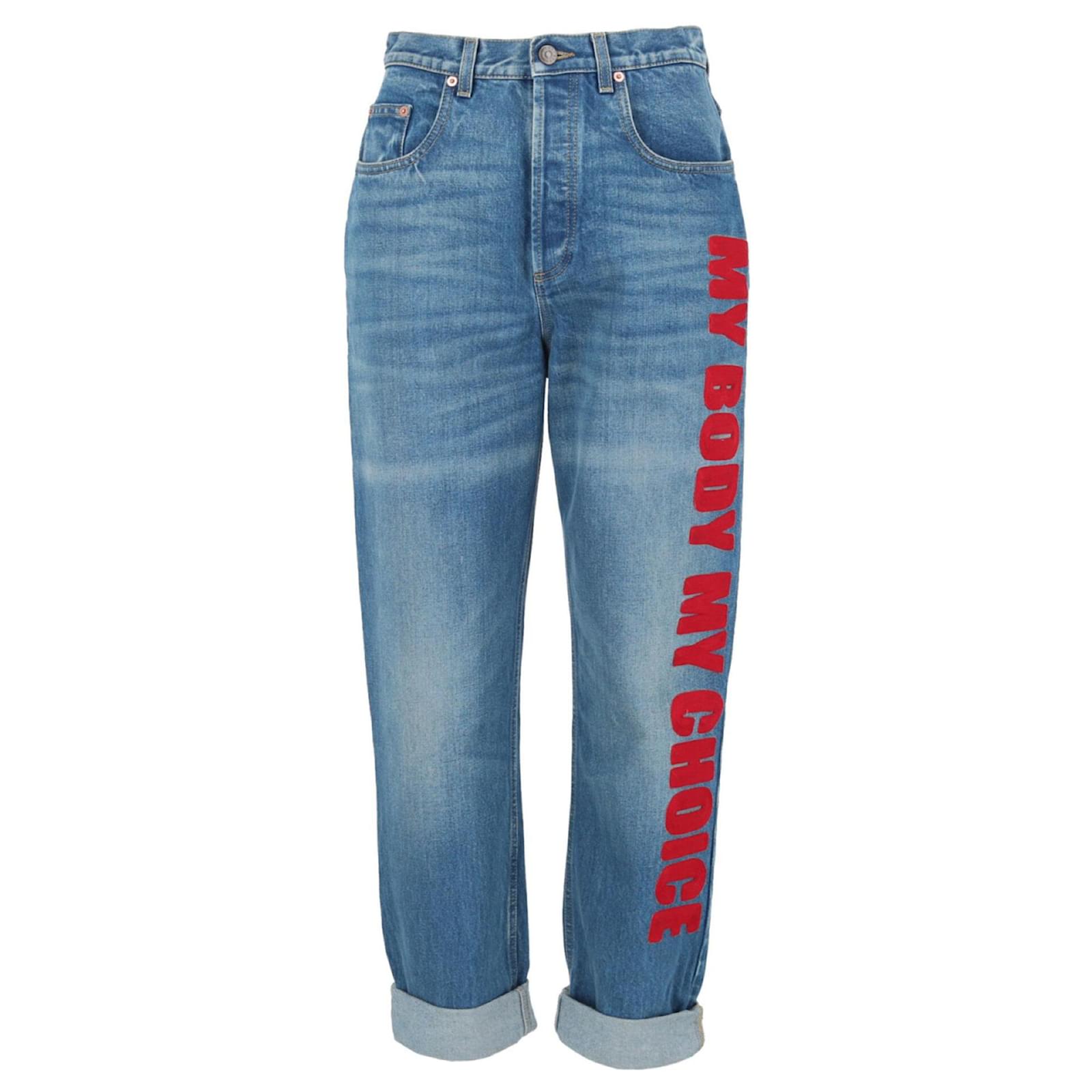 gucci patch pants