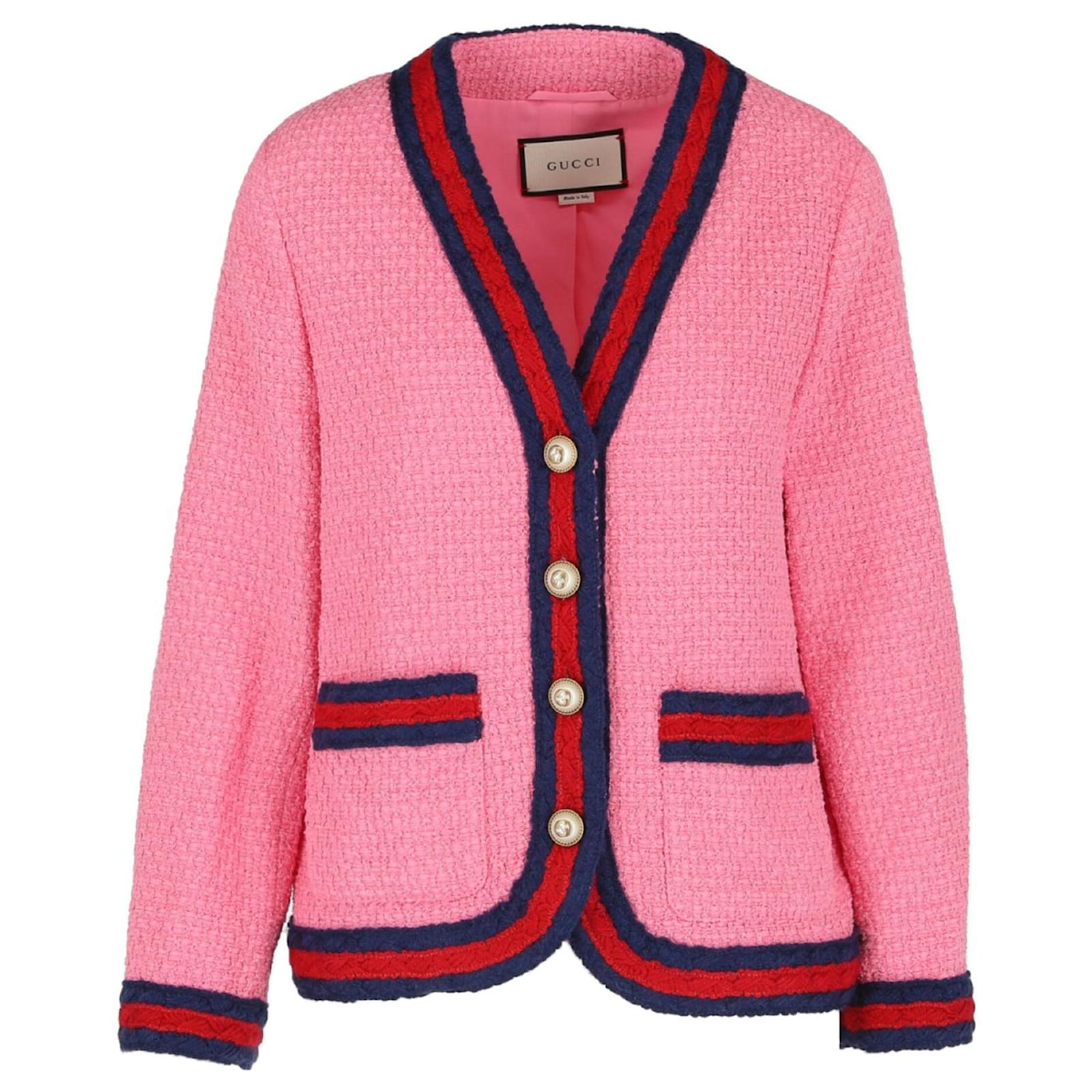 Pink hotsell gucci blazer